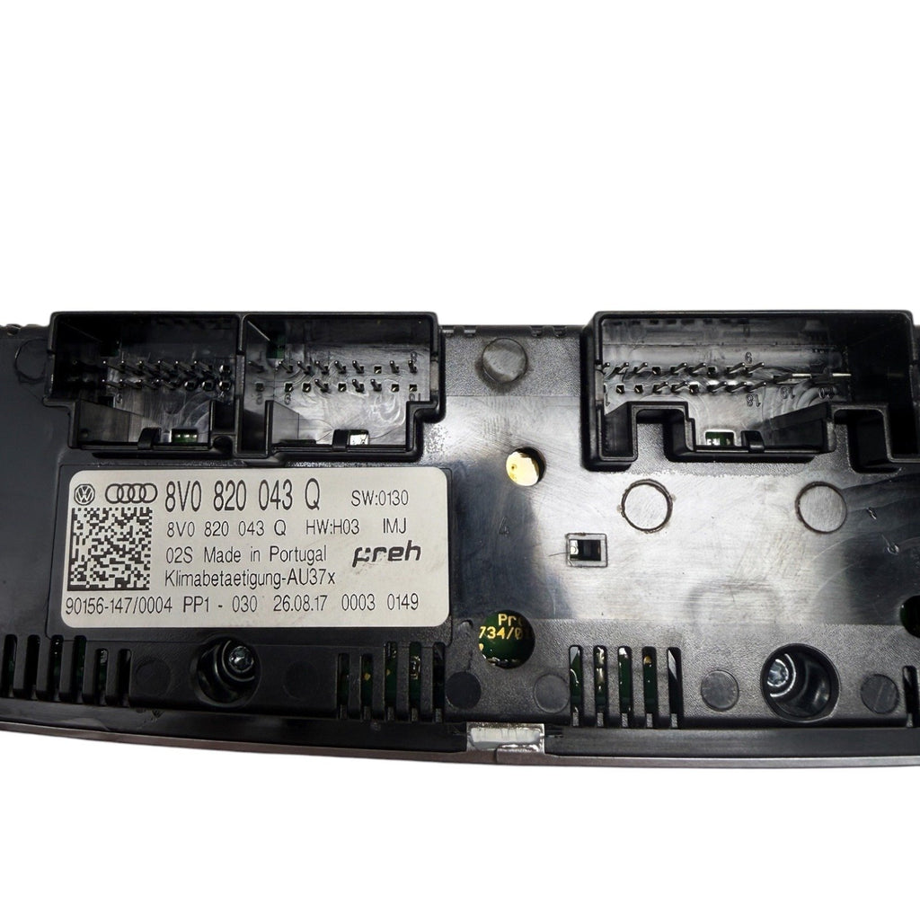 2017-2019 Audi A3 S3 RS3 AC Heater Temperature Climate Control 8V0820043