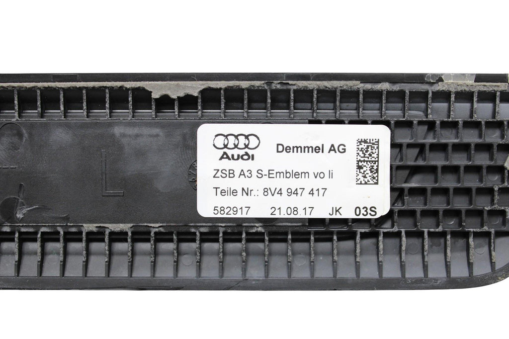 2015-2020 AUDI A3 S3 FRONT LEFT DRIVER SIDE DOOR SILL SCUFF PLATE PANEL OEM