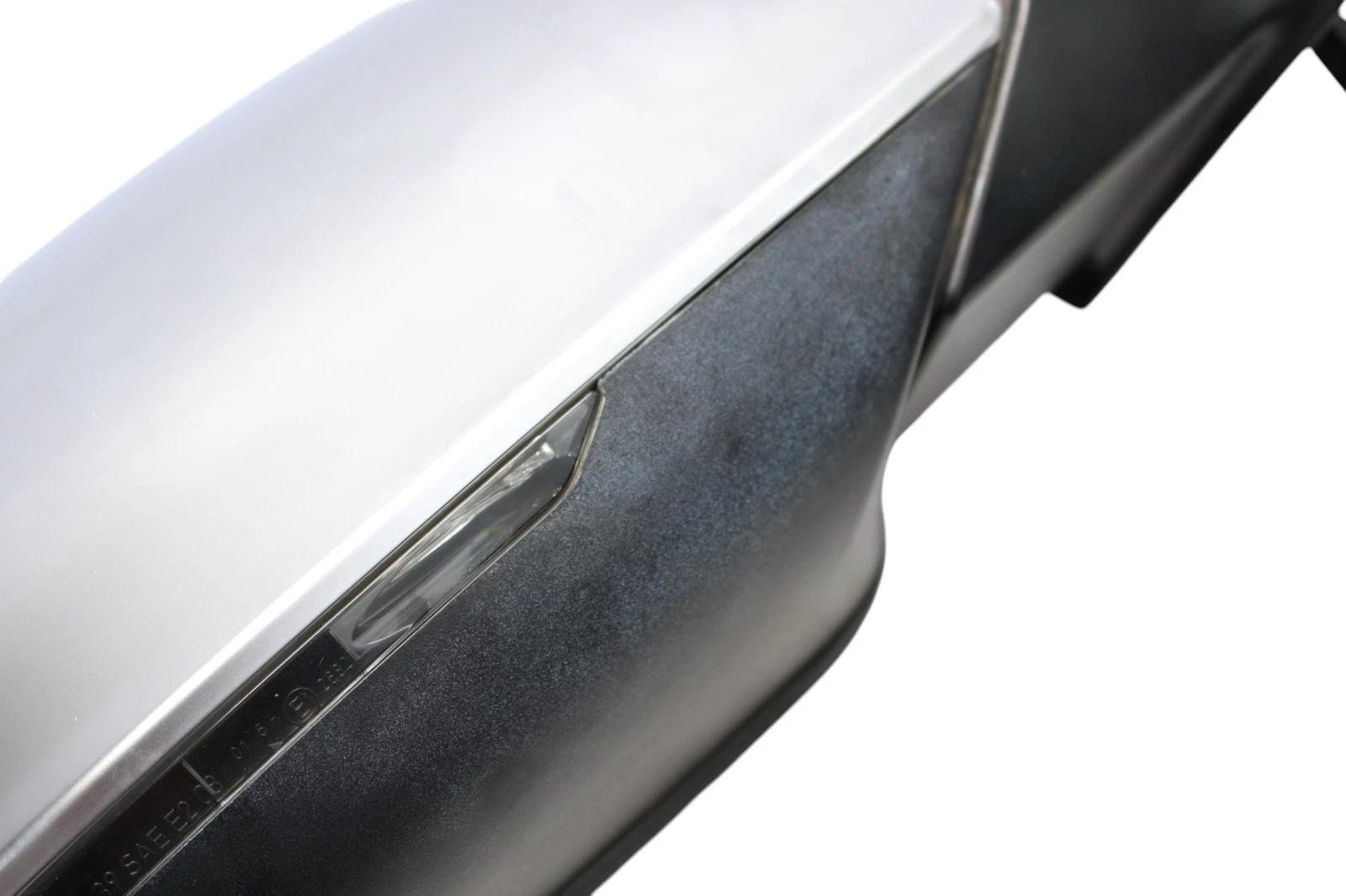 09-16 AUDI B8 S4 A4 FRONT RIGHT SIDE DOOR MIRROR ALUMINUM AUTOFOLD/BLIND SPOT