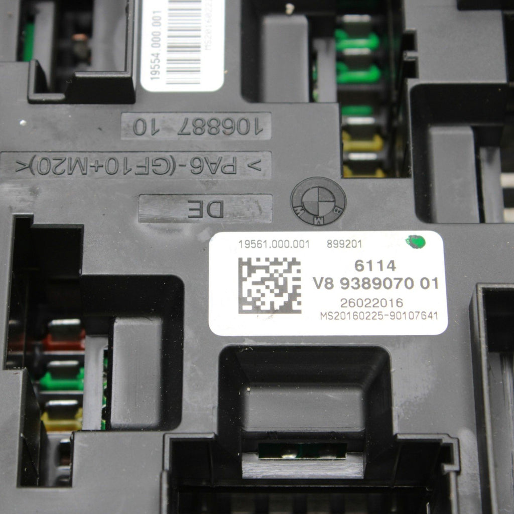 12-21 OEM BMW F87 F30 F32 F36 F82 Rear Power Distribution Fuse Relay Box