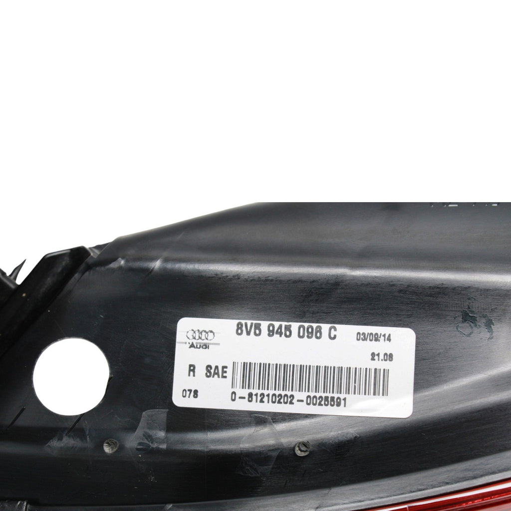 2015-2016 Audi A3 S3 Rear Right Outer Tail Light Lamp LED 8V5945096C OEM