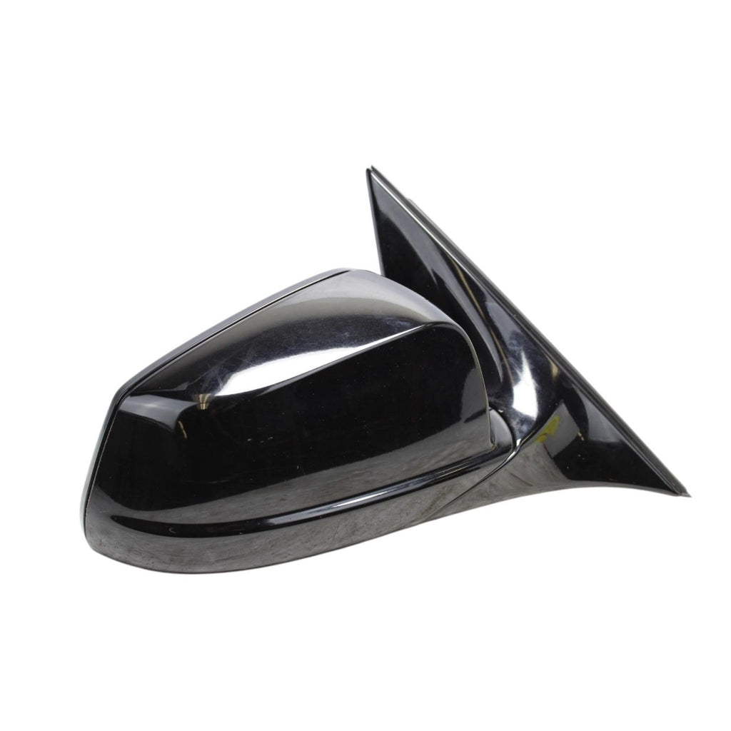 2011-2012 BMW 528i 535i 550i Right Door Mirror Black OEM *light scratches*