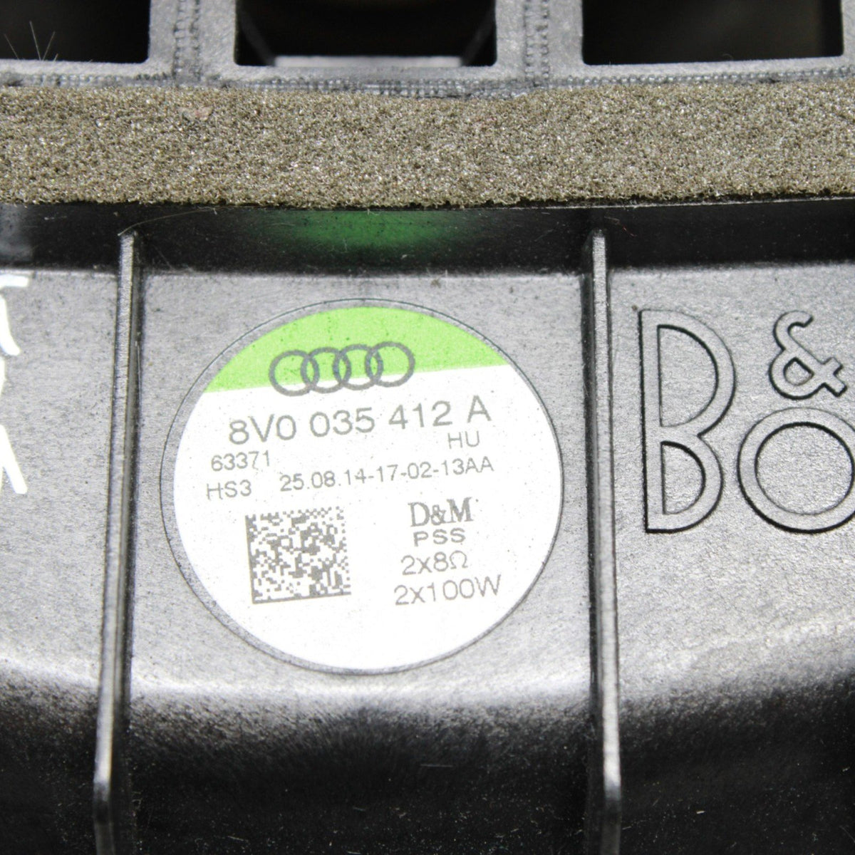 2015-2020 Audi A3 S3 RS3 OEM B&O Speaker Rear Subwoofer 8V0035412A