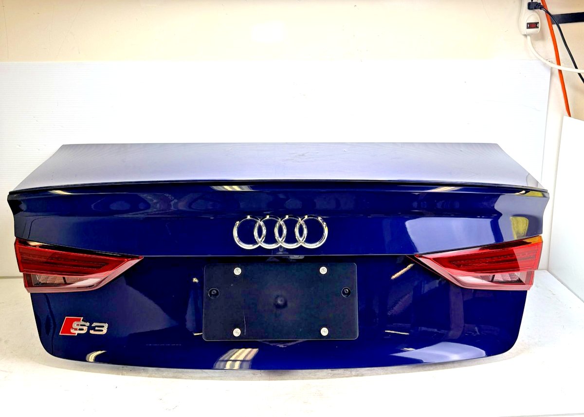 2017 - 2020 Audi S3 Trunk Lid Hatch Navarra Blue Metallic 8V5827025D