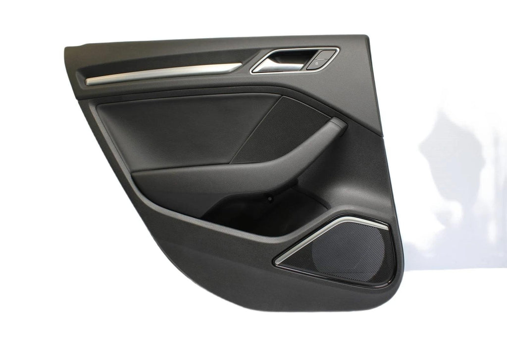 AUDI S3 A3 REAR LEFT DRIVER SIDE INTERIOR DOOR PANEL ASSEMBLY 2017 - 2020 LH
