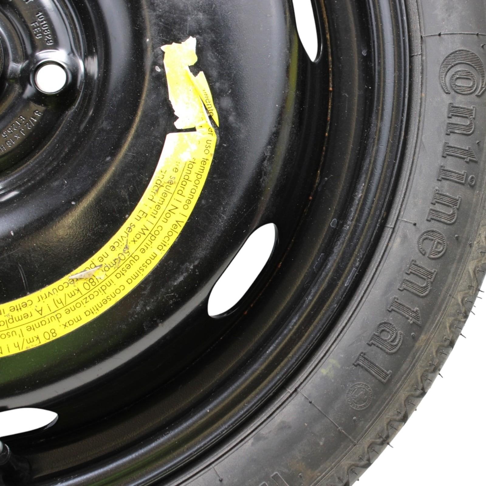 2008-2014 VW Golf MK6 Space Saver Spare Tire 3.5x18 ET25.5 T125/70R18 1K0601027B