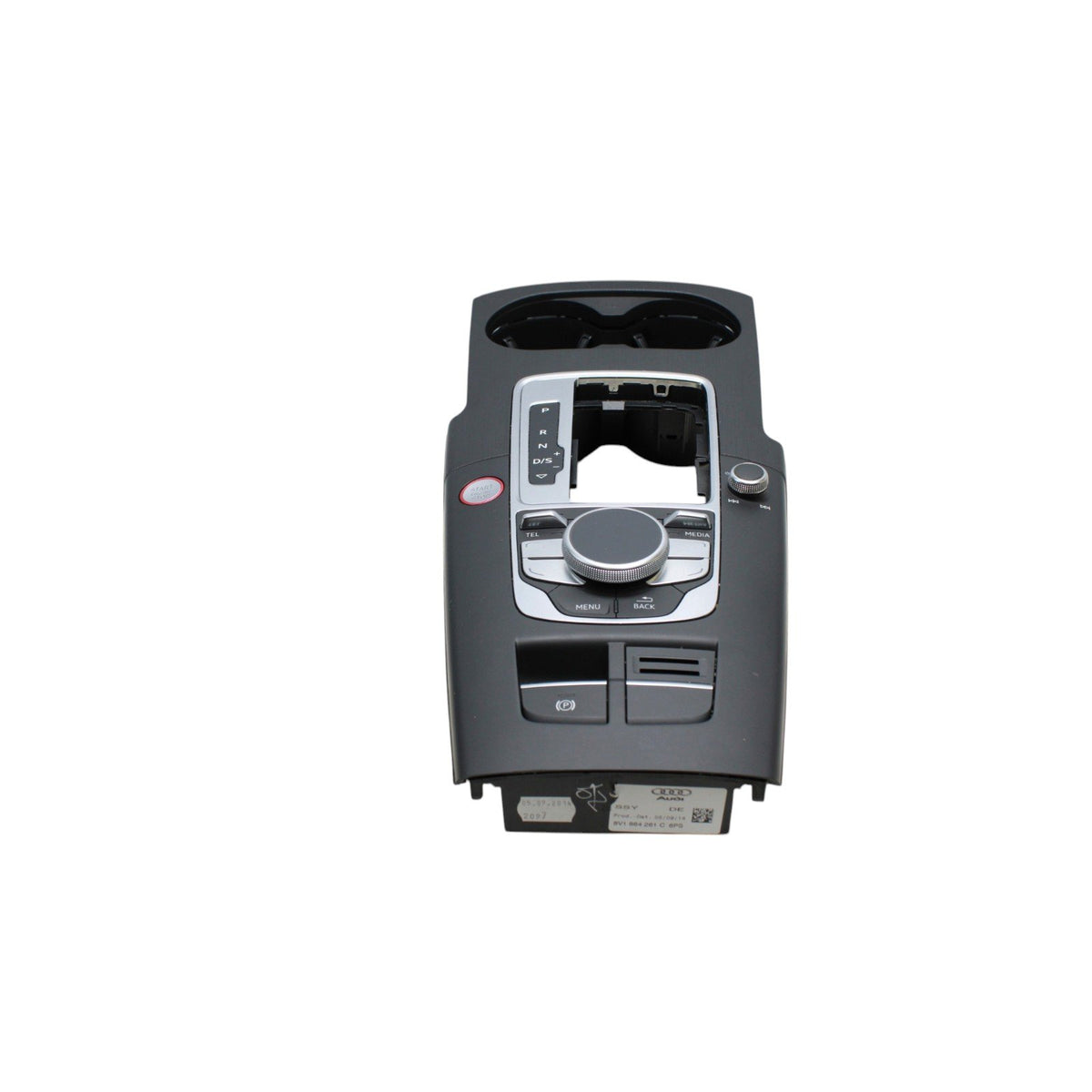 2015-2016 Audi A3 S3 Center Console Shifter Bezel W/ MMI Navigation Switch OEM