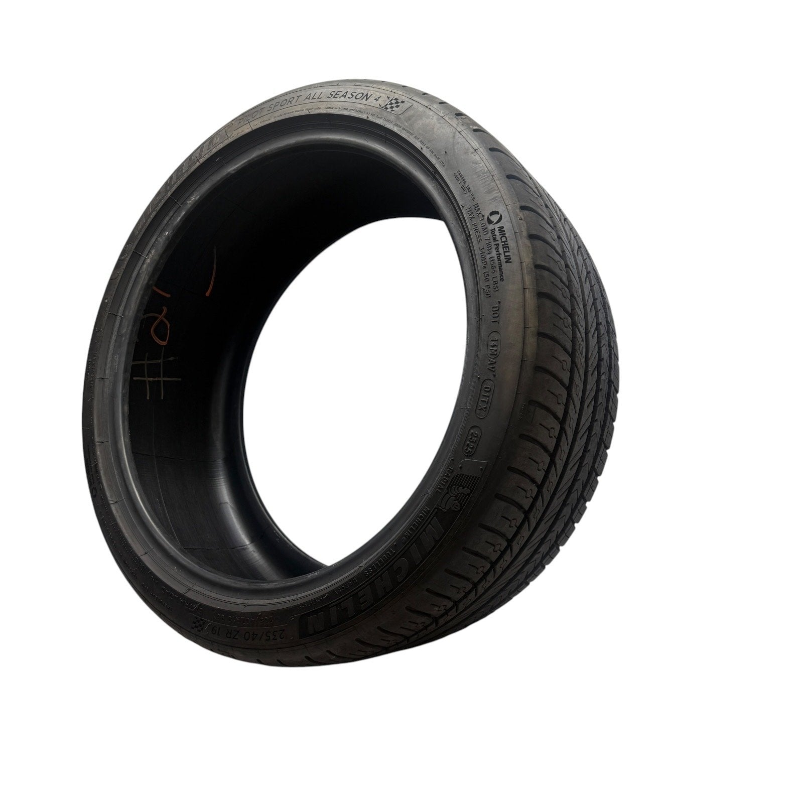 Michelin Pilot Sport All Season 4 235/40ZR19 96Y Used 9/32nds