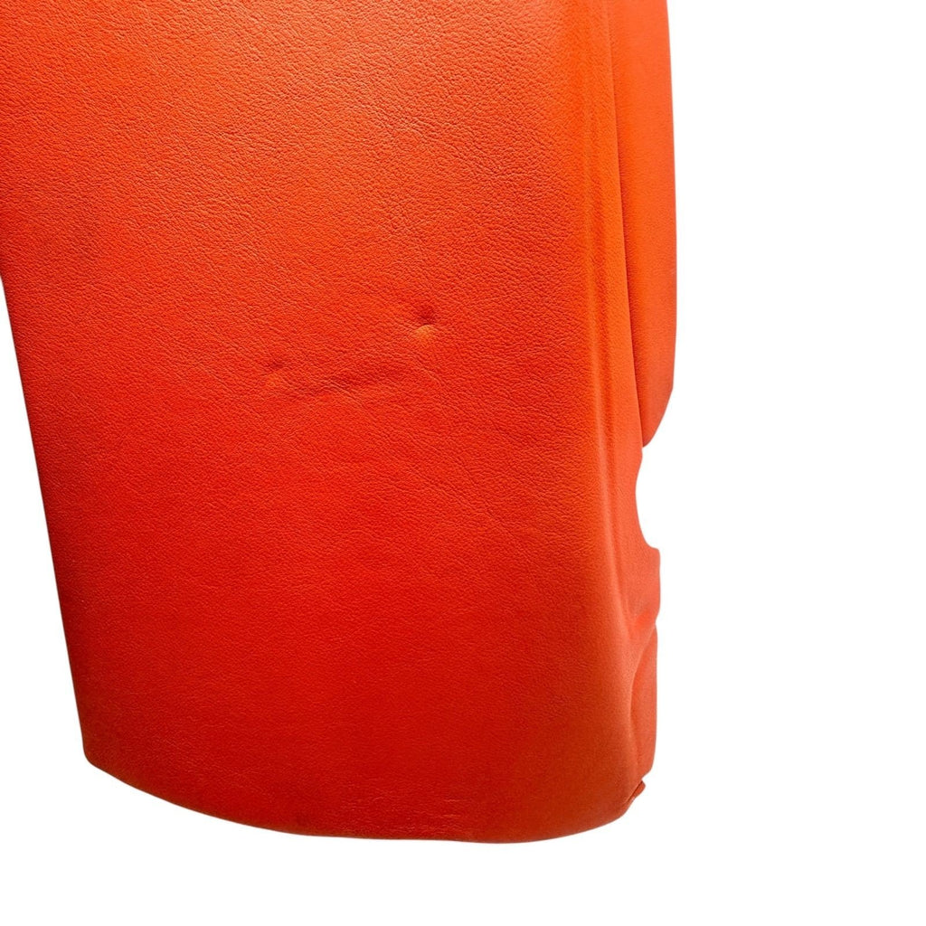 2015-2020 Bmw F82 M4 Rear Seat Side Bolster Pair Sakhir Orange Red Leather Oem