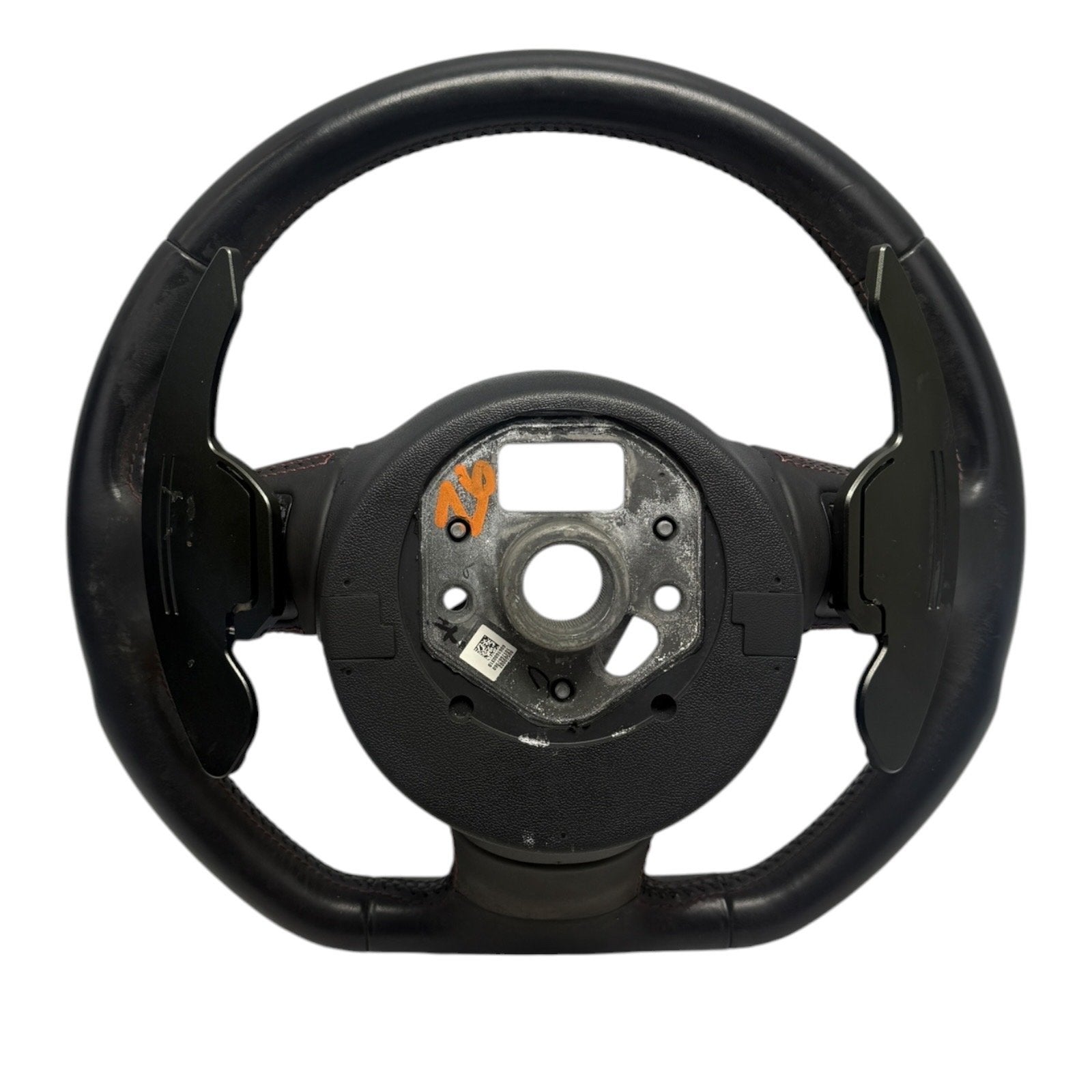 2008-2015 MK2 Audi TTS OEM Steering Wheel Black Flat Bottom Paddle Shifters