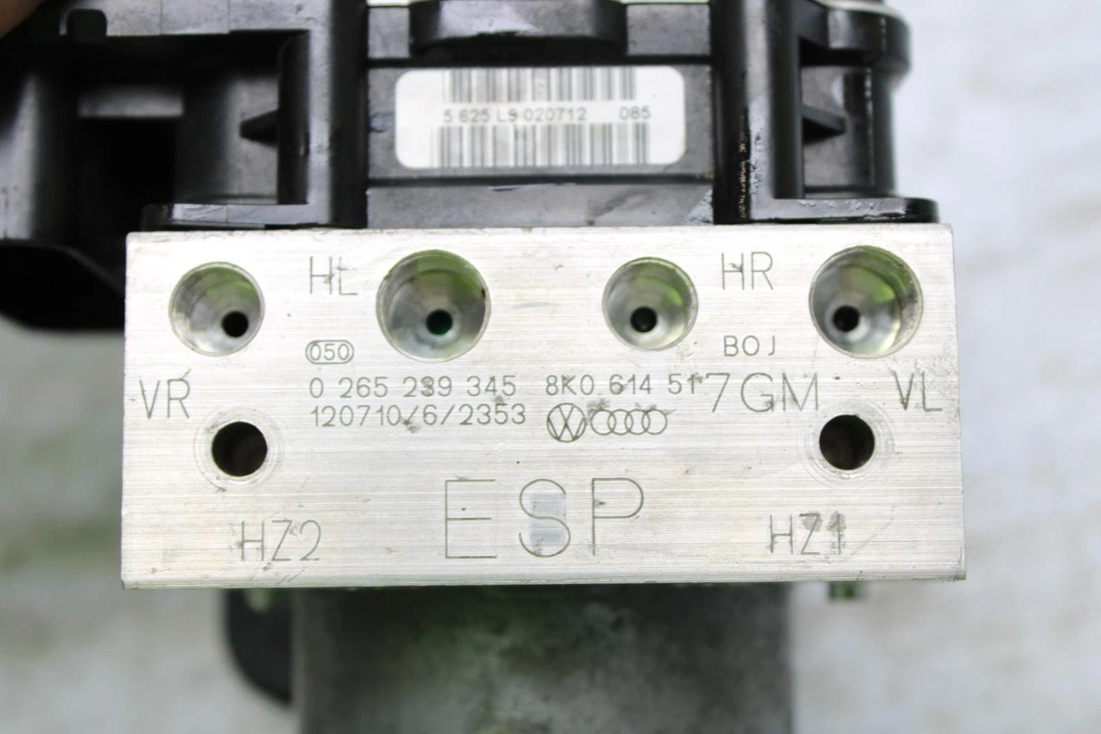 2013 Audi A4 A5 S4 S5 ABS Anti Lock Brake Module 8K0907379 OEM