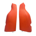 2015-2020 Bmw F82 M4 Rear Seat Side Bolster Pair Sakhir Orange Red Leather Oem
