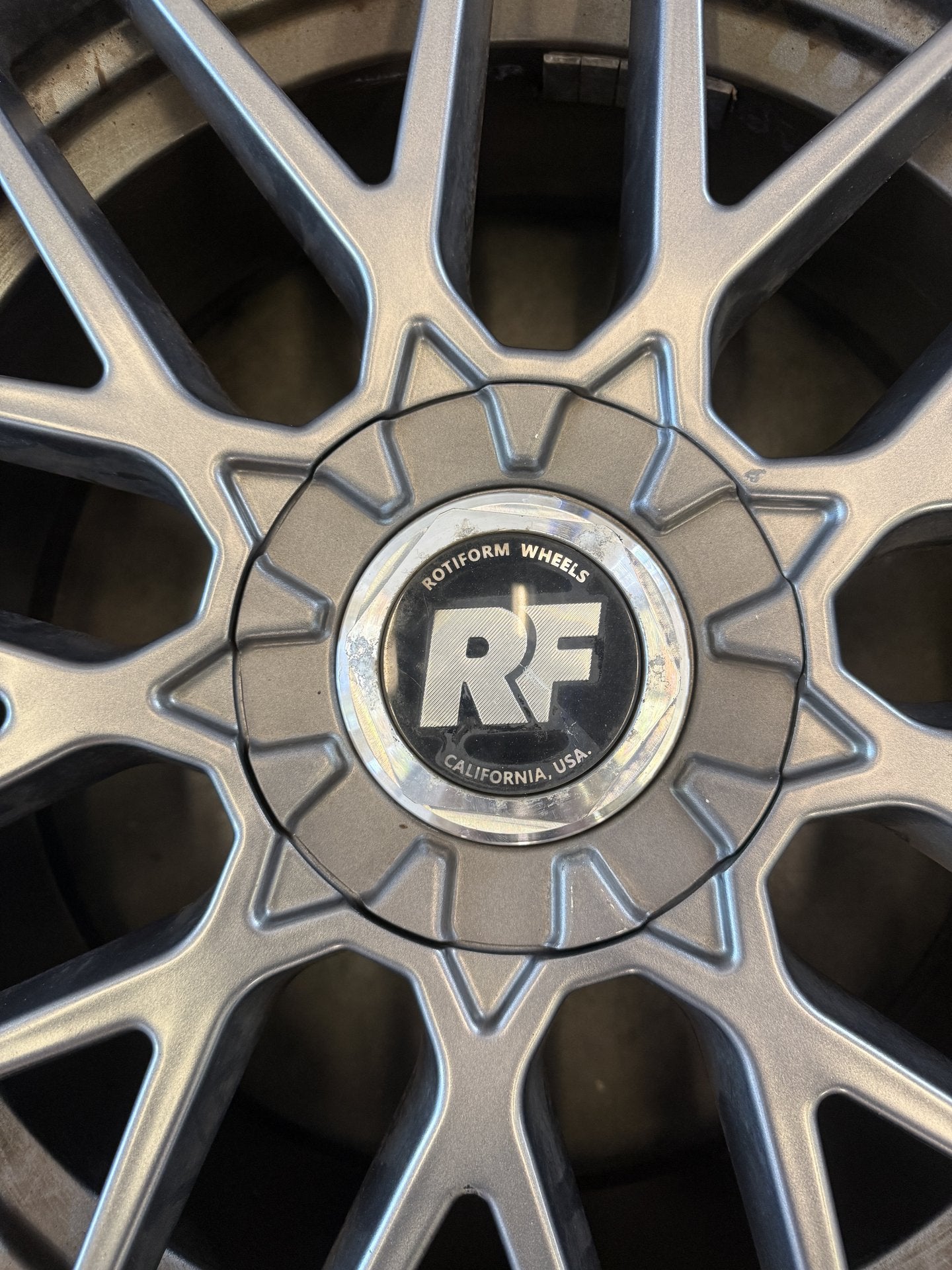 19x8.5 ET+35 Rotiform RSE R141 Silver 5x112 Set of 3 *USED See Pictures*