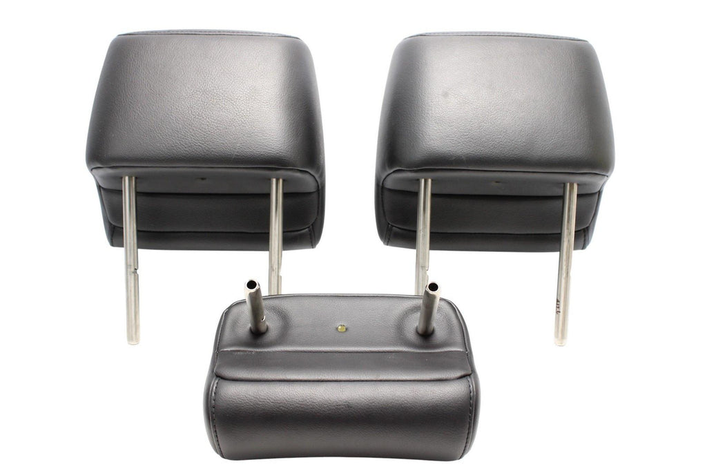 2010 - 2014 Volkswagen GOLF R GTI Rear Black Leather Headrests OEM