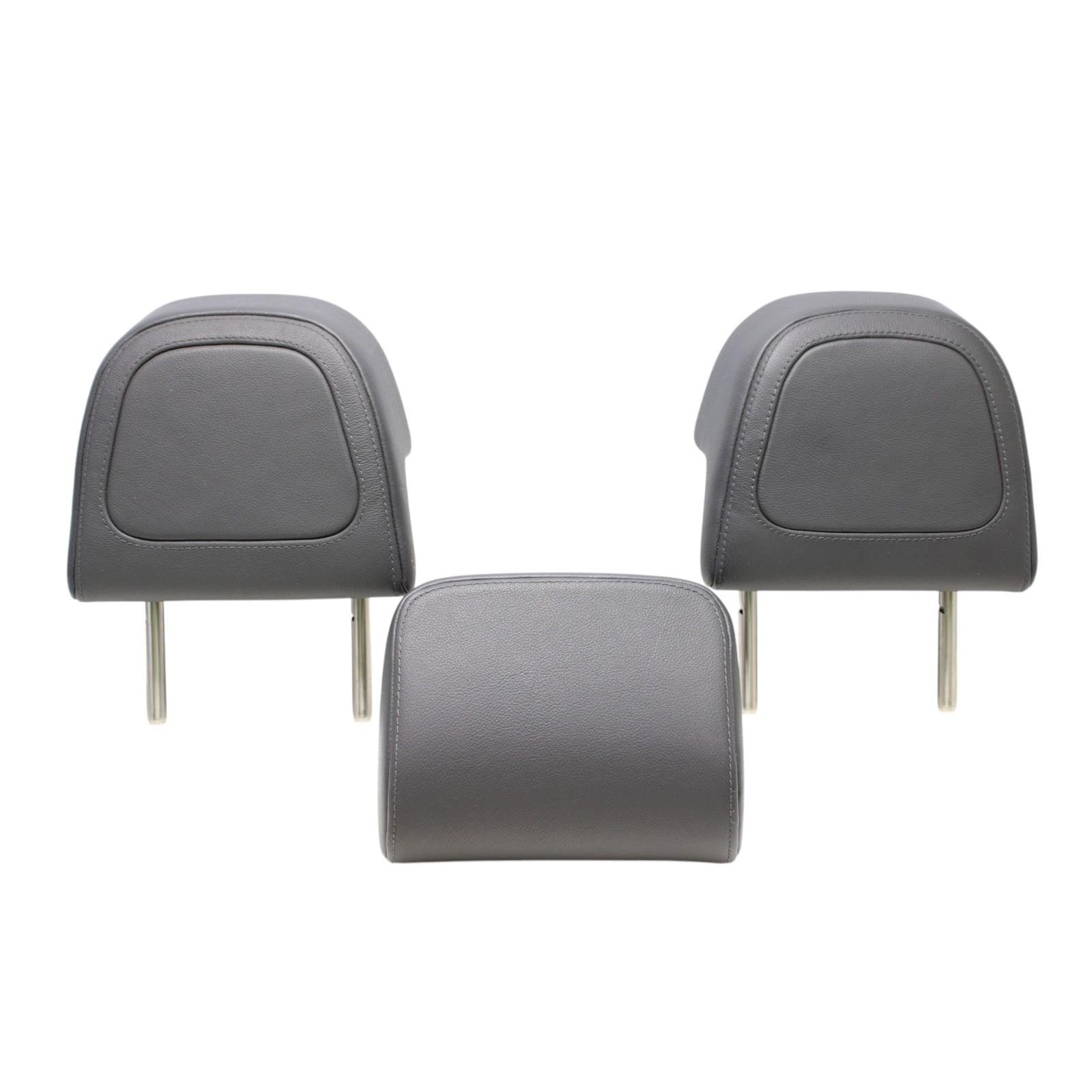 2006-2009 VW GOLF MK5 R32 Set of 3 Rear Sporrt Seat Leather Headrest OEM