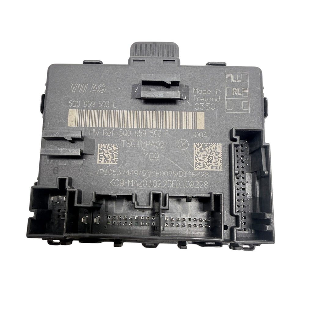 2022 - 2024 VW GTI GOLF R FRONT LEFT DOOR CONTROL MODULE UNIT 5Q0959593