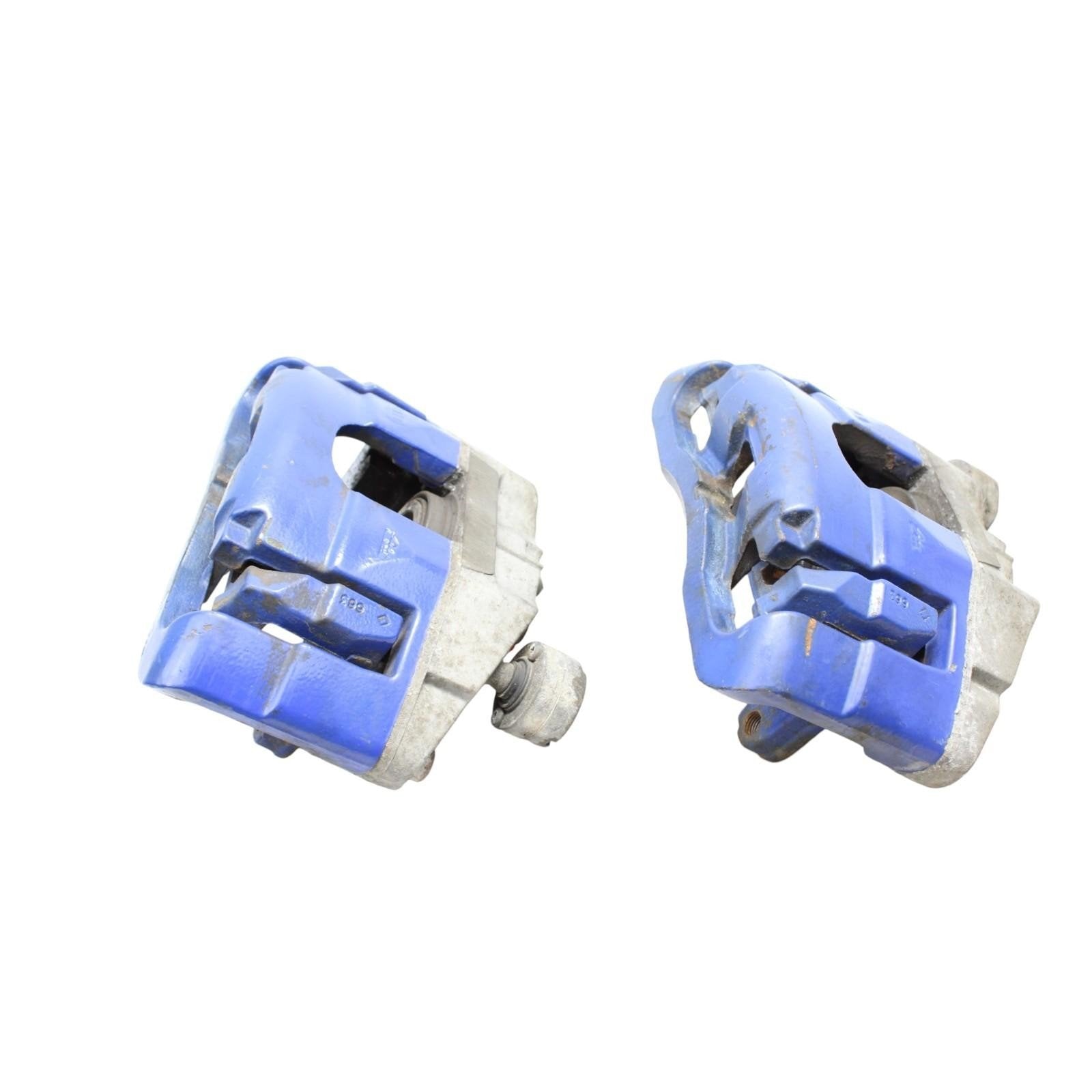 2005-2009 Volkswagen Mk5 R32 Front Caliper & Carrier Pair Blue OEM