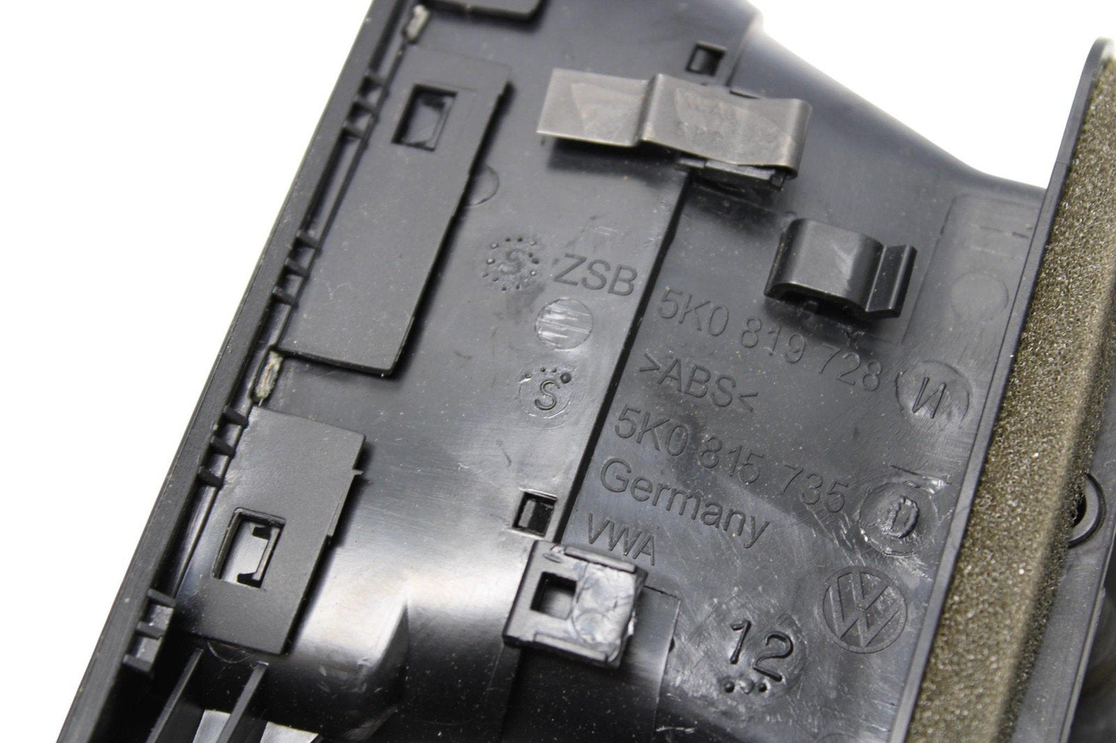 OEM 11-17 Volkswagen Golf Jetta Center Dash AC Air Vent Hazard Light Lamp Switch
