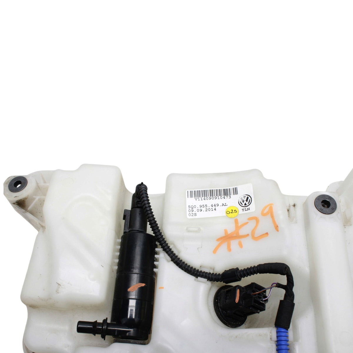 2015-2020 Audi S3 Washer Fluid Reservoir 5Q0955449 5Q0955449 OEM