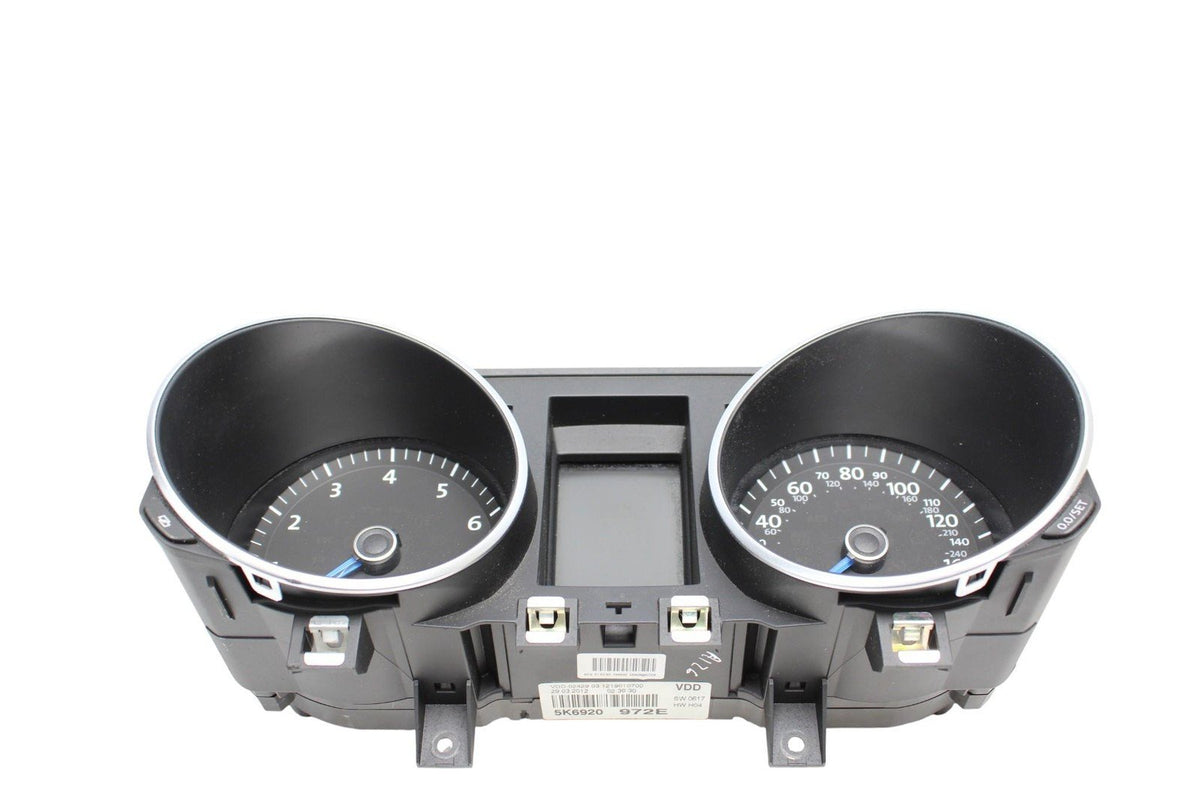 2010-2013 Volkswagen Golf R MK6 6 Speed Instrument Gauge Cluster 5K6920972E