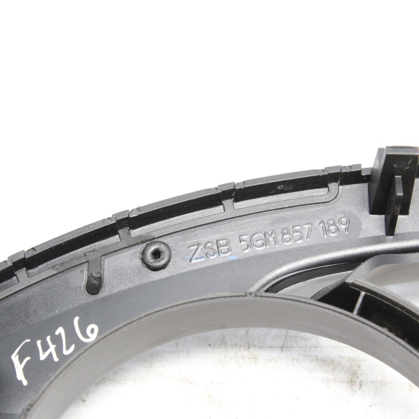15-21 VW GTI R Gauge Cluster Speedometer Trim Paiano Black OEM *light scratches