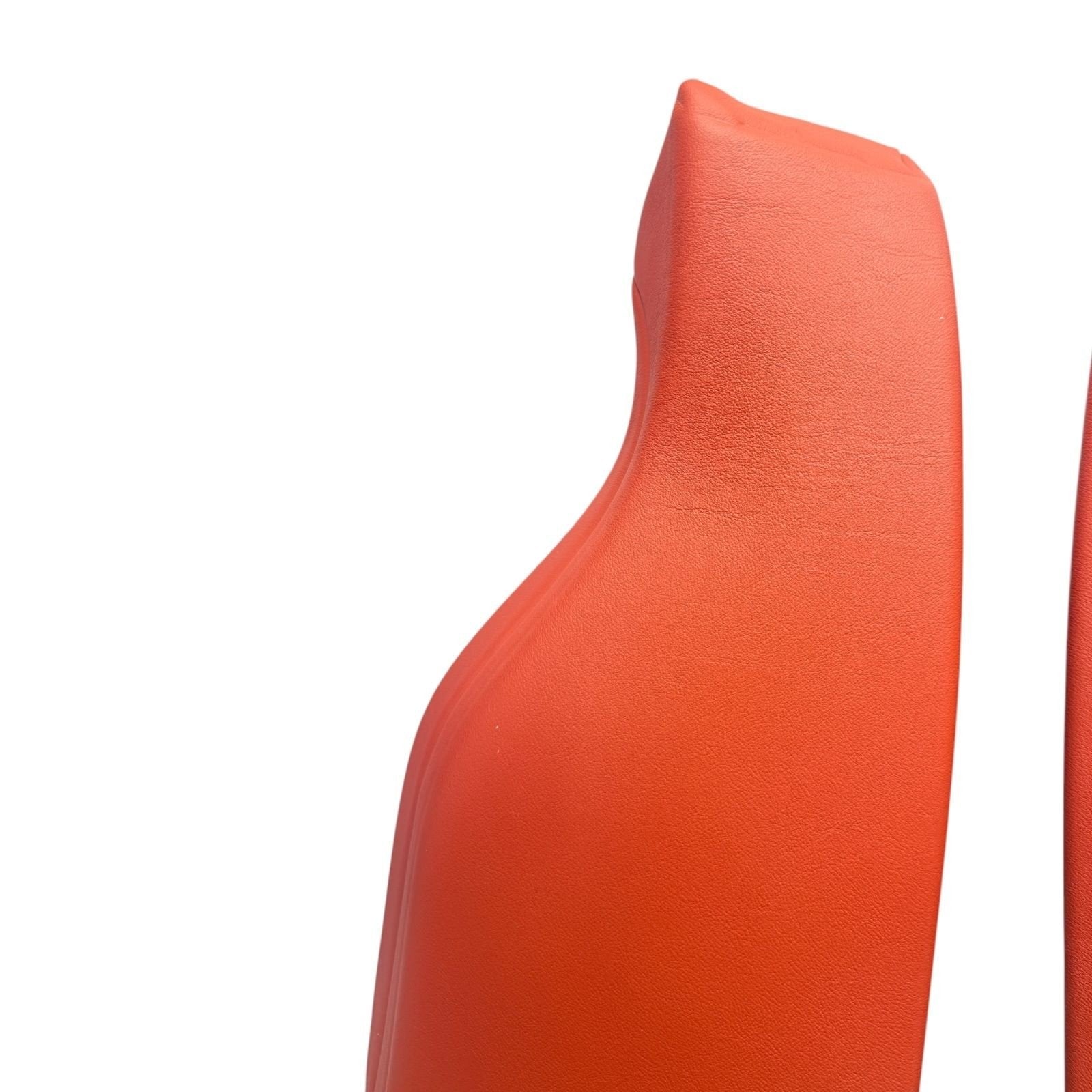 2015-2020 Bmw F82 M4 Rear Seat Side Bolster Pair Sakhir Orange Red Leather Oem