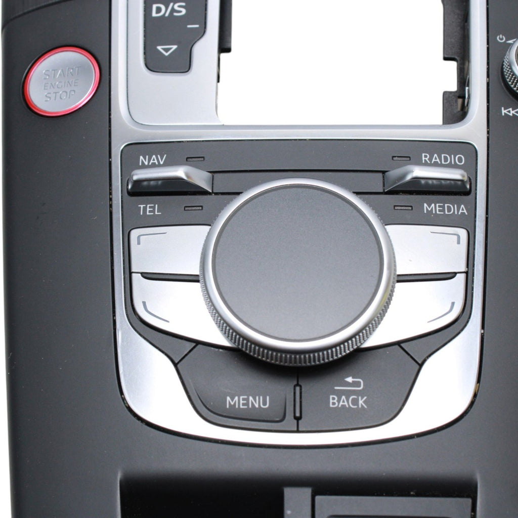 2015-2016 Audi A3 S3 Center Console Shifter Bezel W/ MMI Navigation Switch OEM
