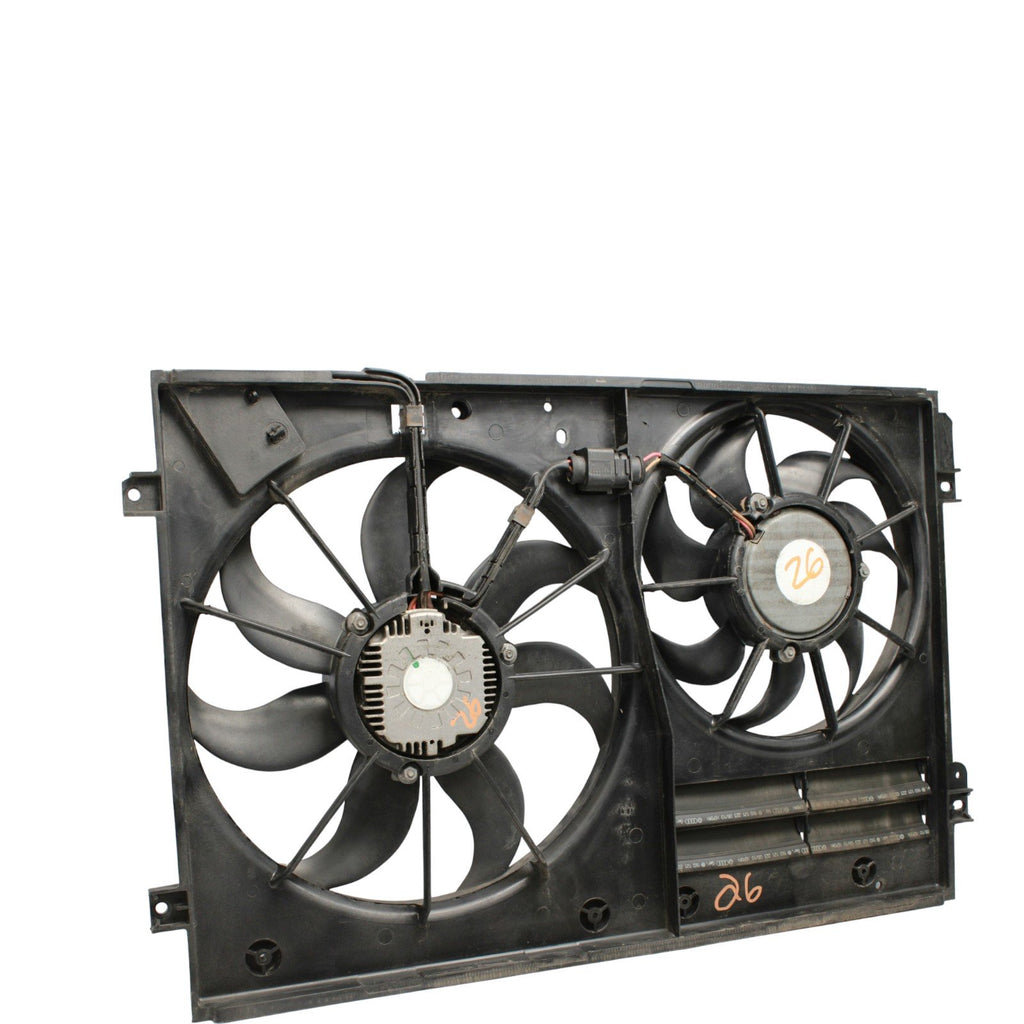 2010 Audi TTS Radiator Cooling Fan Shroud Assembly 1K0121207 OEM