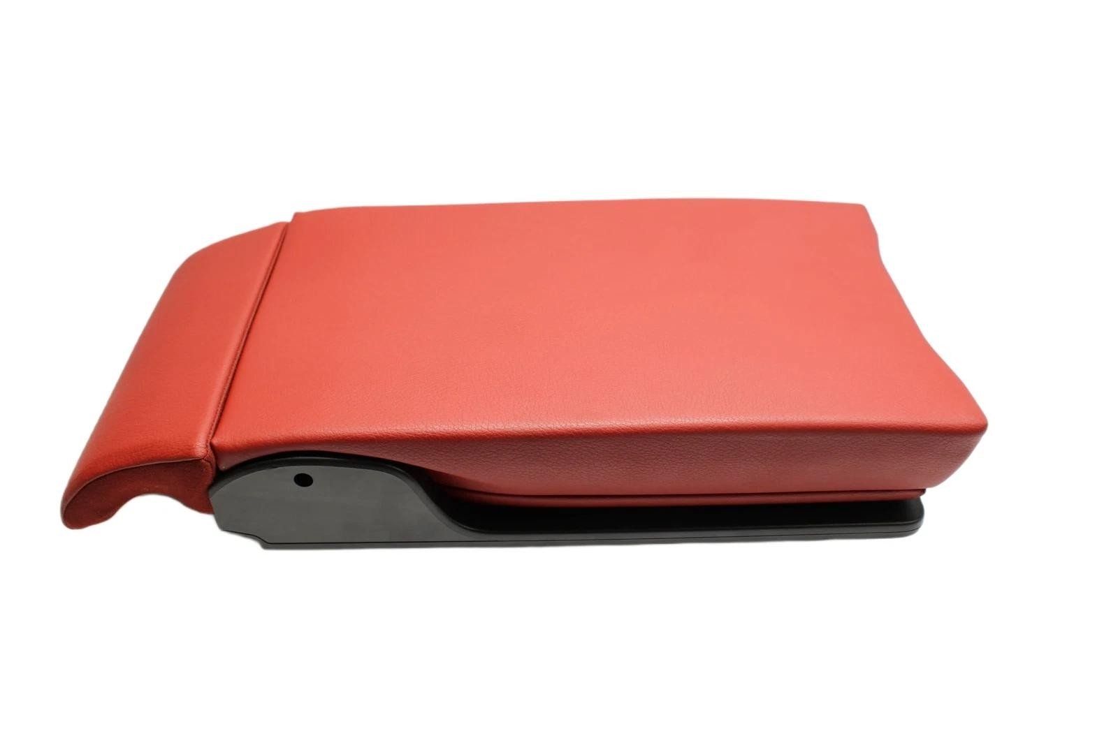 AUDI RS3 S3 A3 8V REAR SEAT CENTER ARM REST CUP HOLDER ASSEMBLY 2017 - 2020 RED