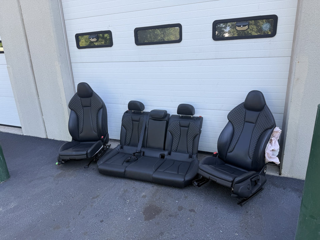 2017-2020 Audi S3 Front & Rear Seats - Airbag Deployed