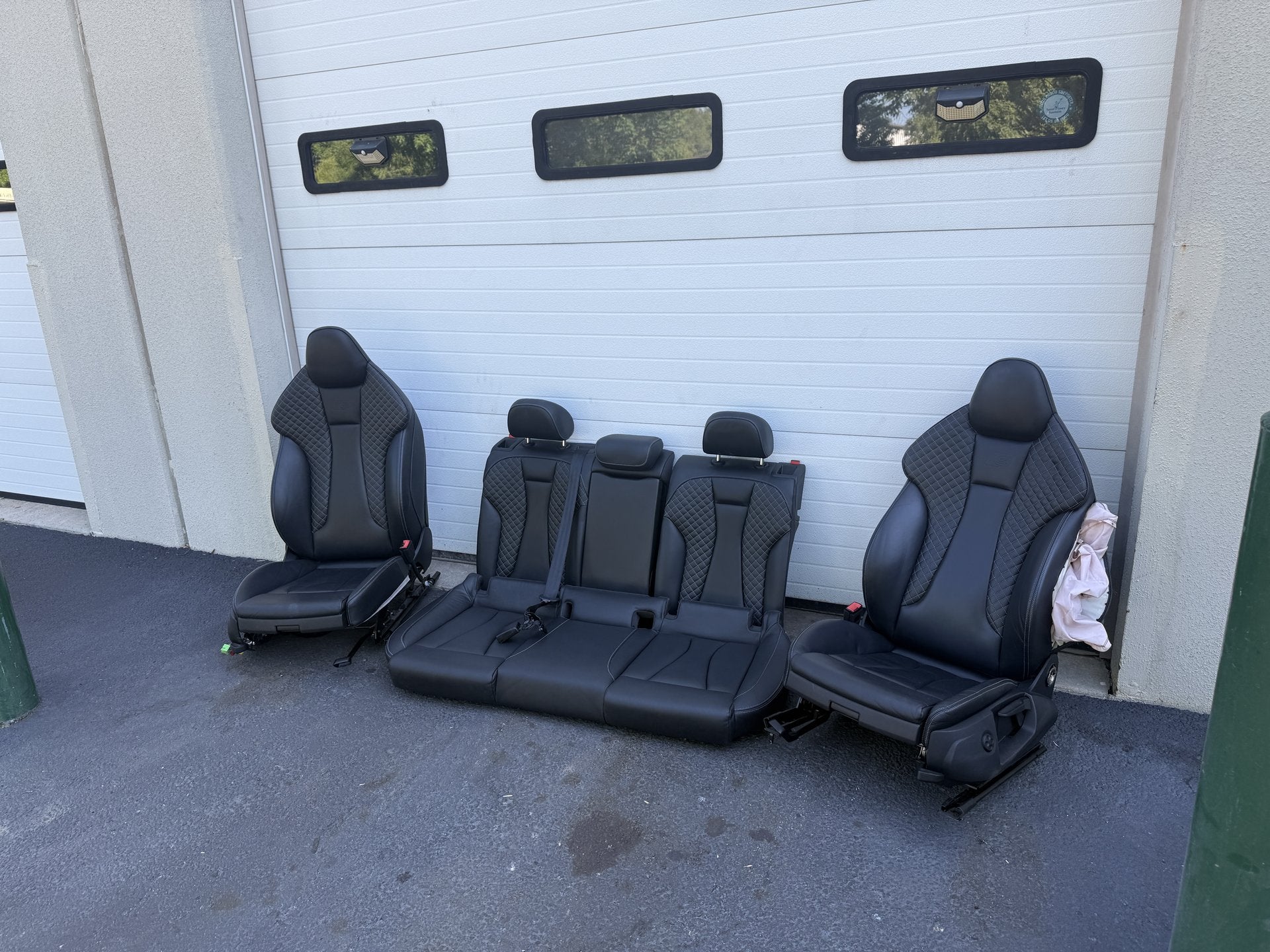 2017-2020 Audi S3 Front & Rear Seats - Airbag Deployed