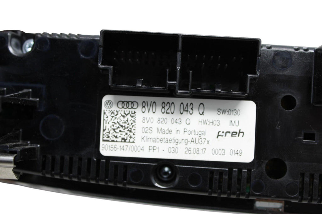 2017-2019 Audi A3 S3 RS3 AC Heater Temperature Climate Control 8V0820043