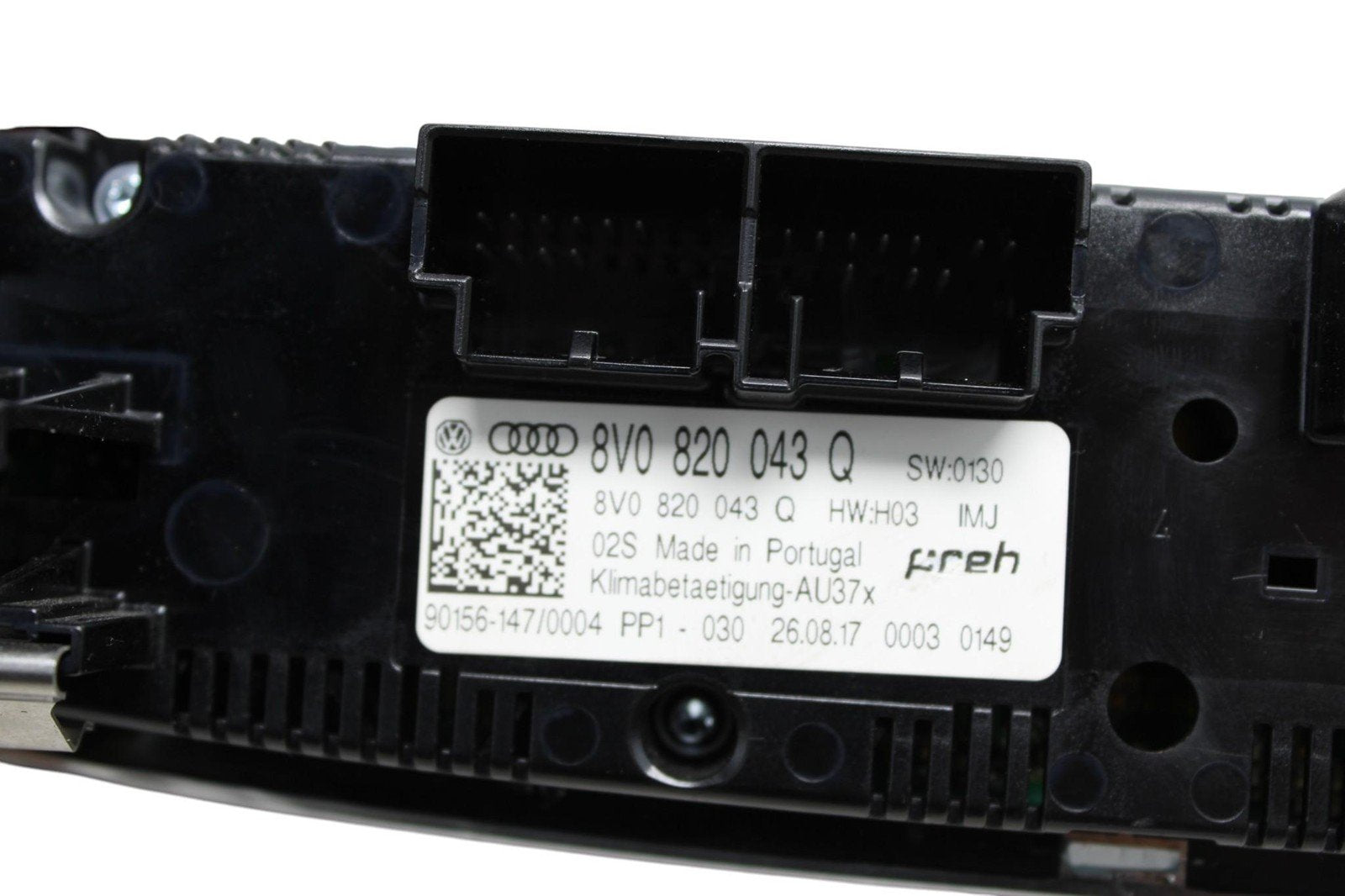 2017-2019 Audi A3 S3 RS3 AC Heater Temperature Climate Control 8V0820043