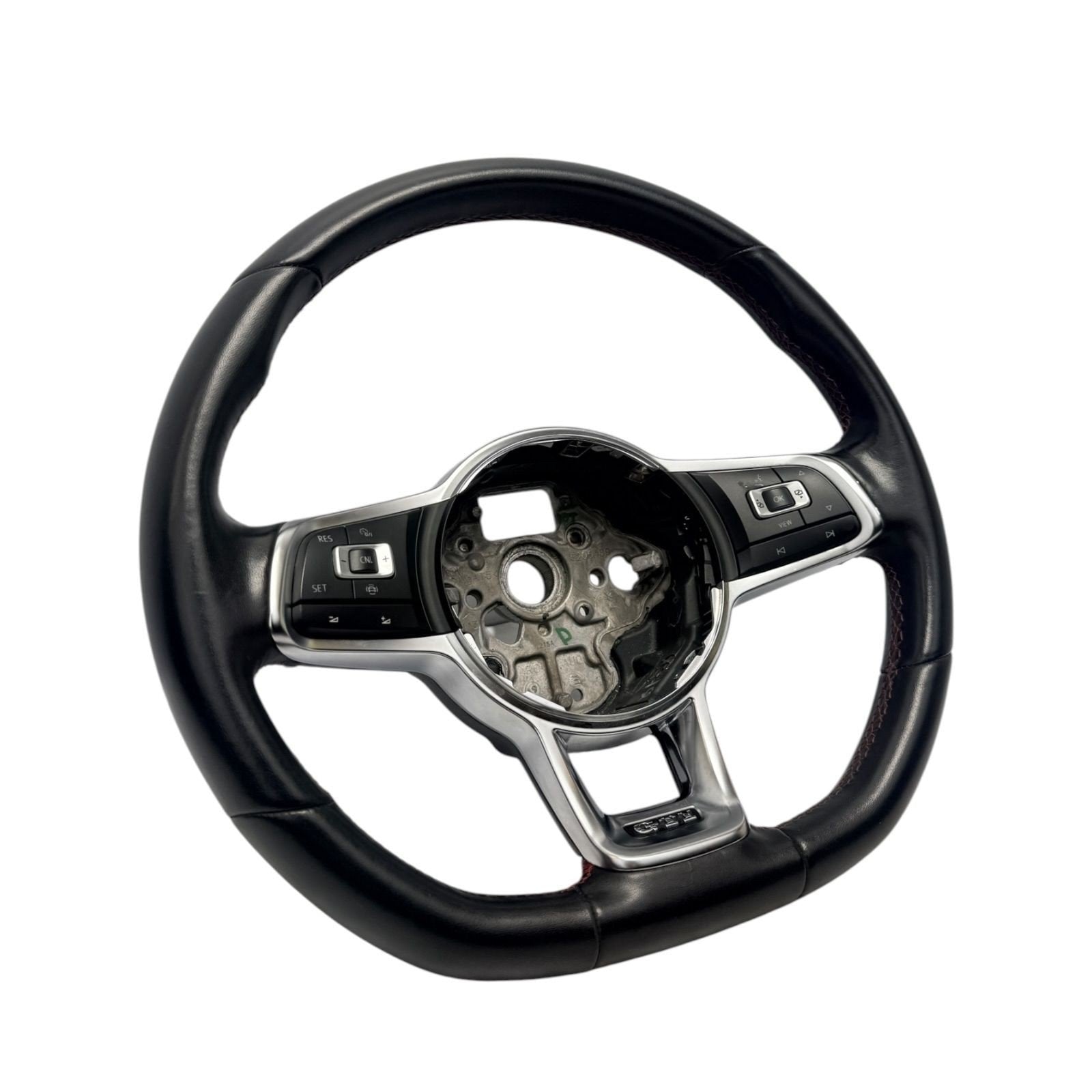 2015-2021 Volkswagen GTI Black Leather Steering Wheel W/ Control Switch OEM