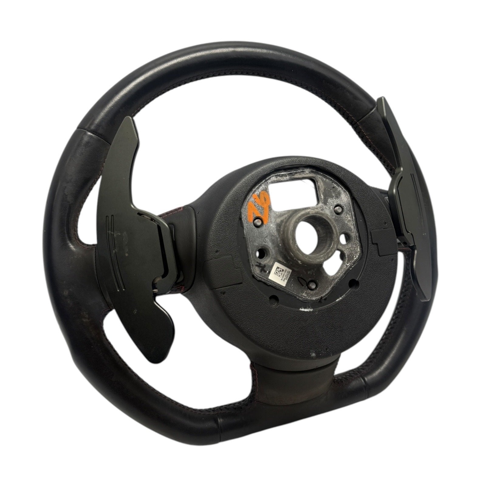 2008-2015 MK2 Audi TTS OEM Steering Wheel Black Flat Bottom Paddle Shifters