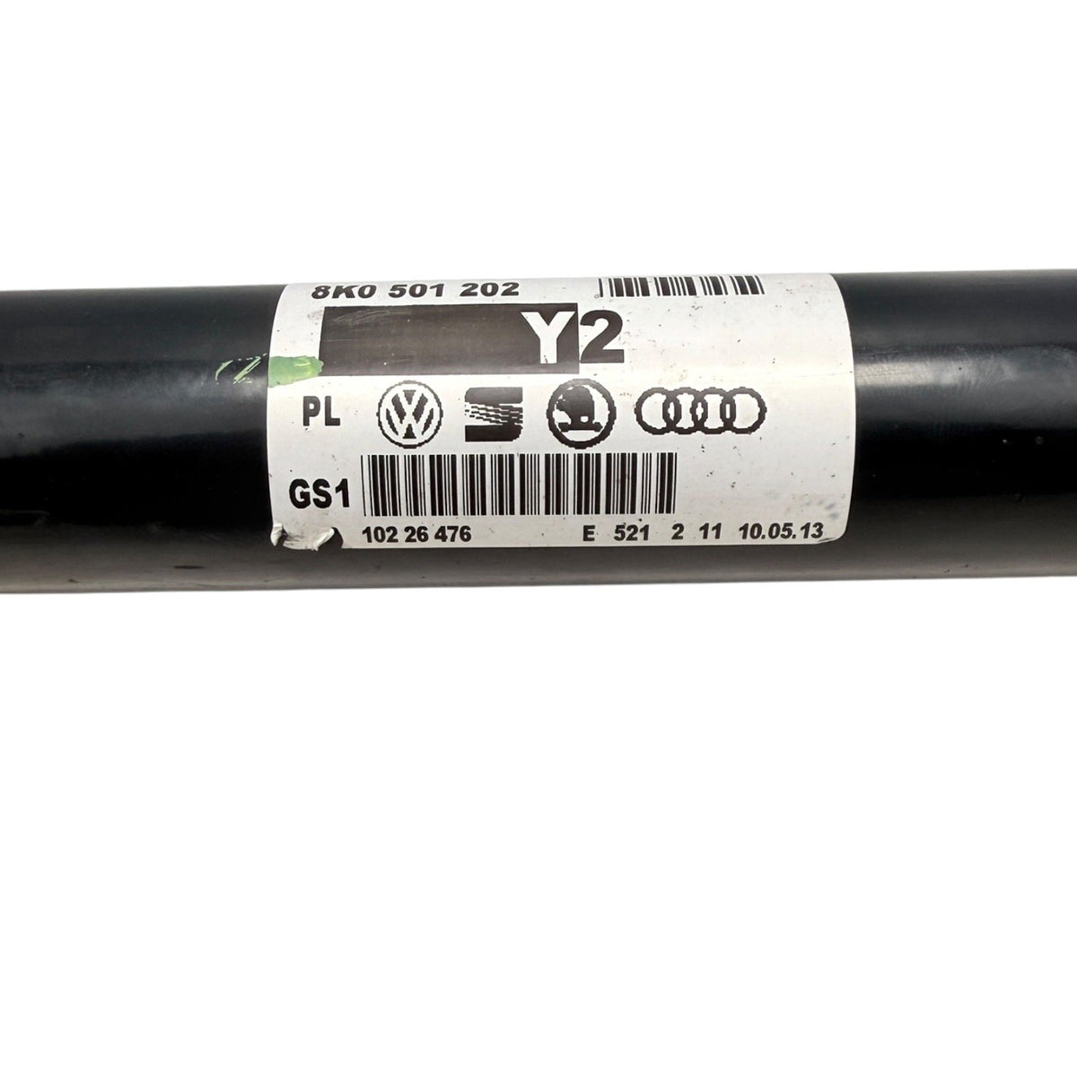 2011-2017 AUDI S4 S5 RS5 REAR CV AXLE SHAFT RH PASSENGER SIDE 8K0501202