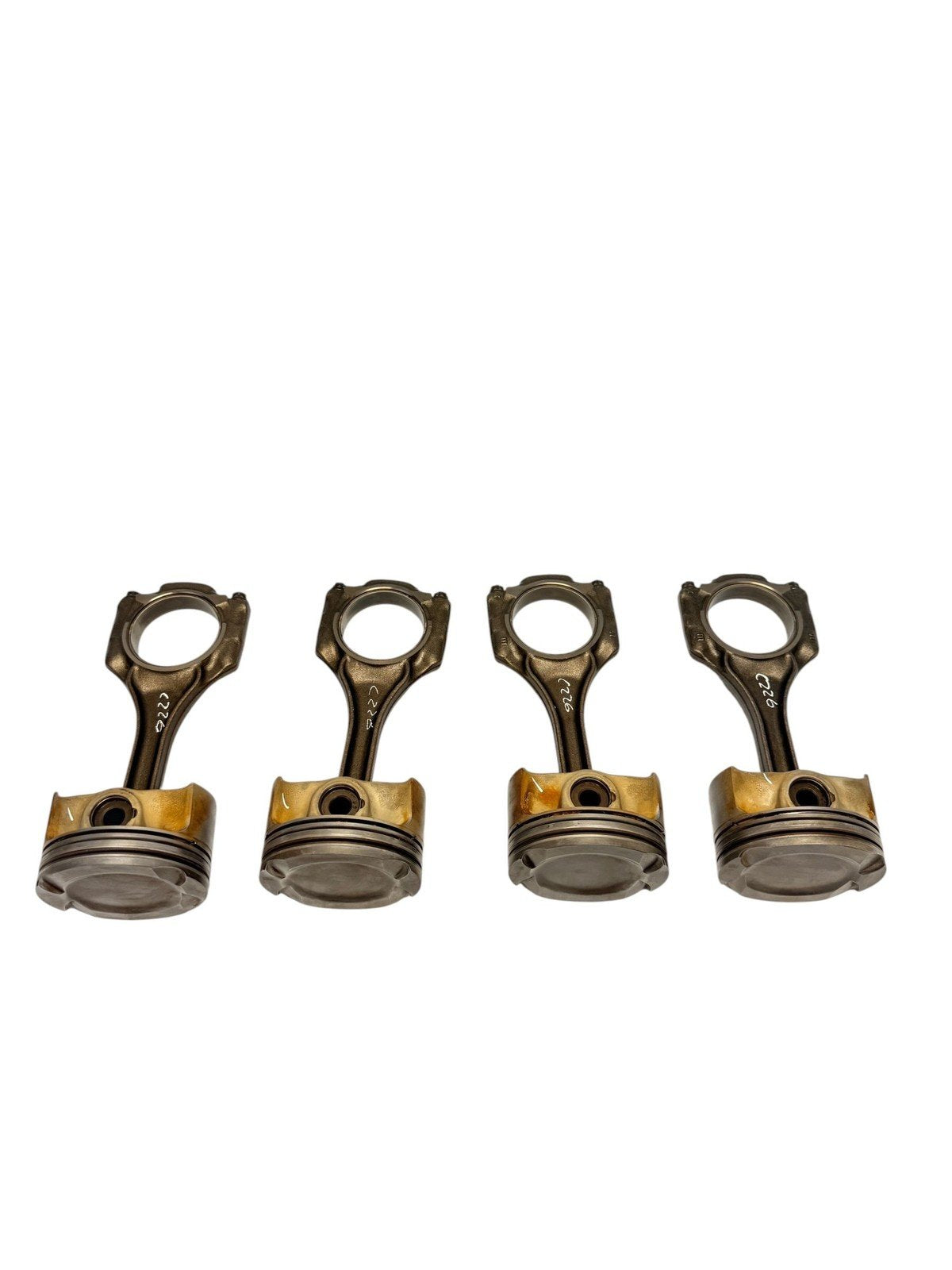 09-14 BMW 550i 750i X5 X6 (F01 F10 E70 E71) 4.4L N63 Pistons & Rods OEM Set of 4