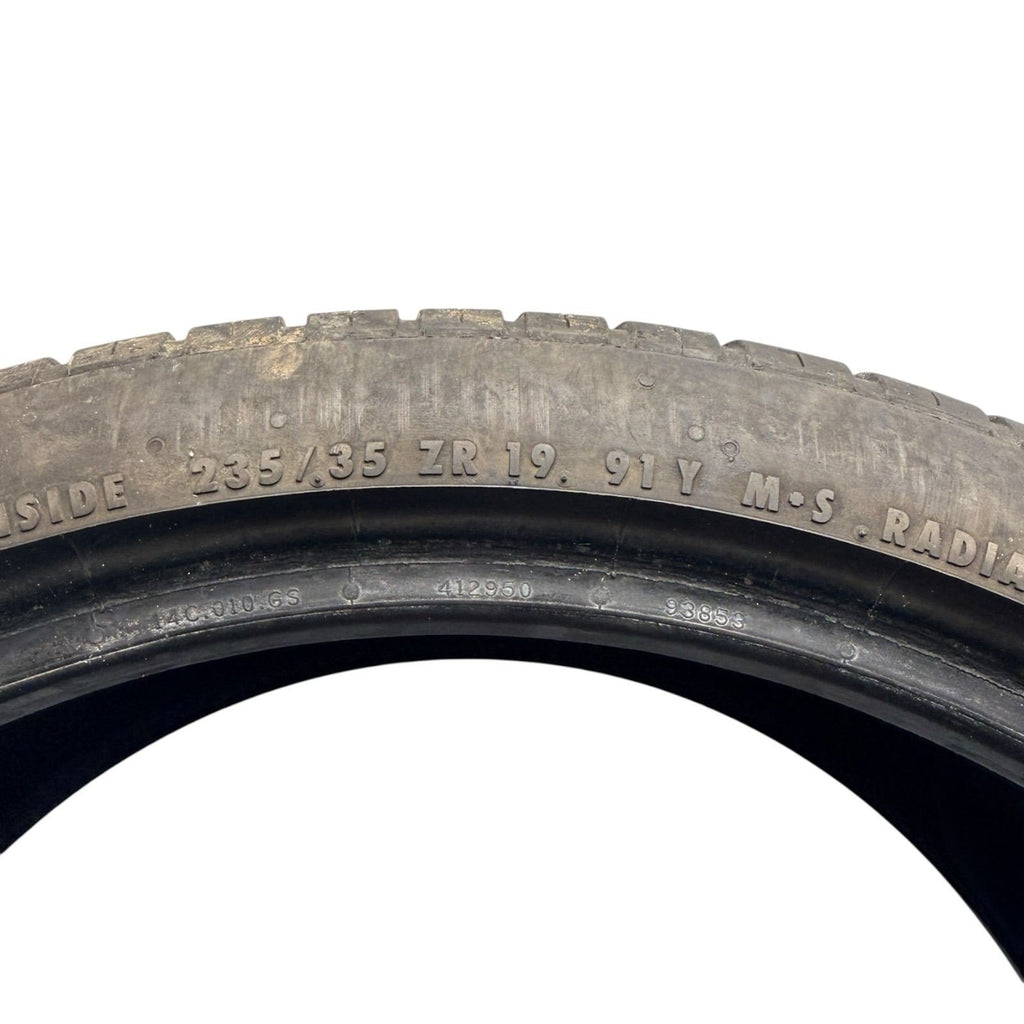 Used 235/35ZR19 Continental ExtremeContact DWS06 91Y 6/32