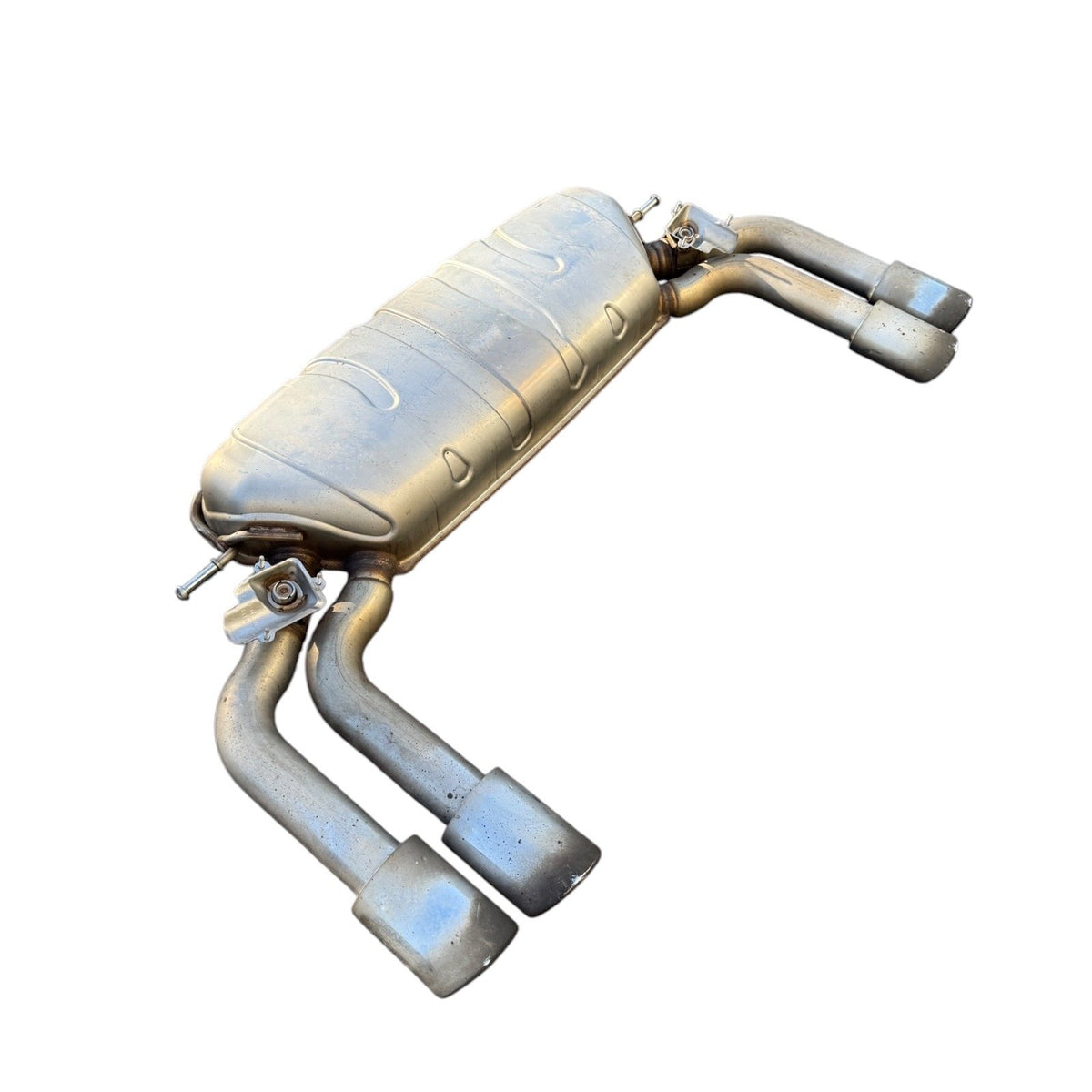2015-2020 Audi S3 Muffler Quad Tip OEM Muffler Cut Out