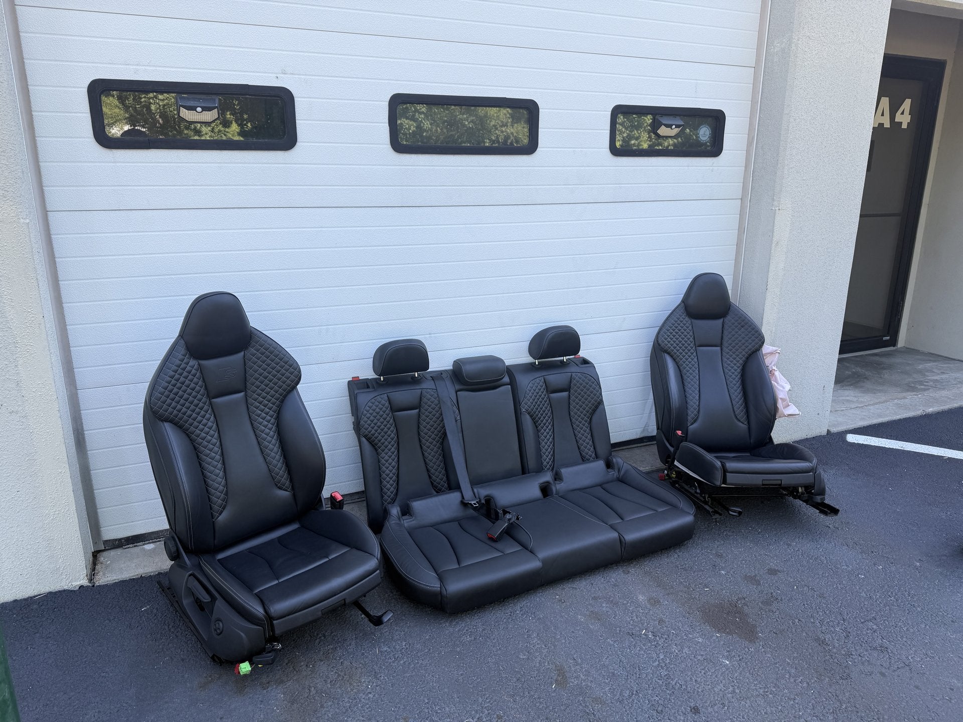 2017-2020 Audi S3 Front & Rear Seats - Airbag Deployed