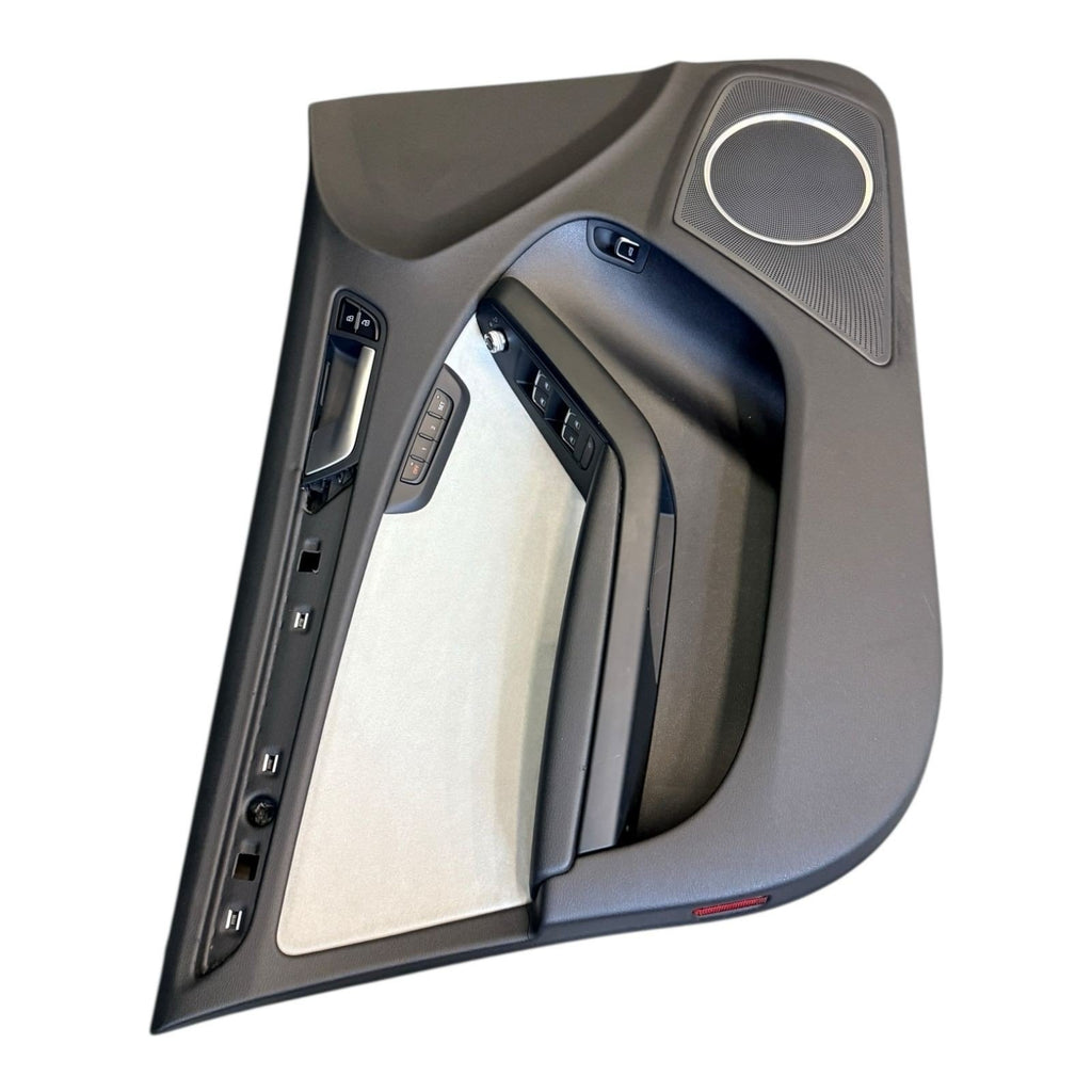 2009-2016 AUDI S4 FRONT & REAR DOOR PANELS ALCANTARA SILVER PANDA OEM *NOTE*