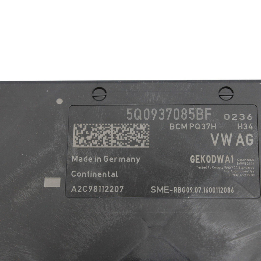 2015-2020 Audi A3 S3 Q3 TT TTS BCM Body Control Unit Module OEM 5Q0937085BF