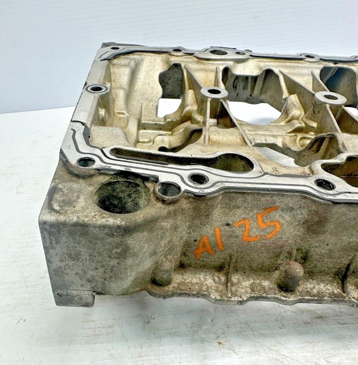 2015 - 2018 VW GTI 2.0T UPPER ENGINE OIL SUMP PAN 06K103603 *broken tab see pics