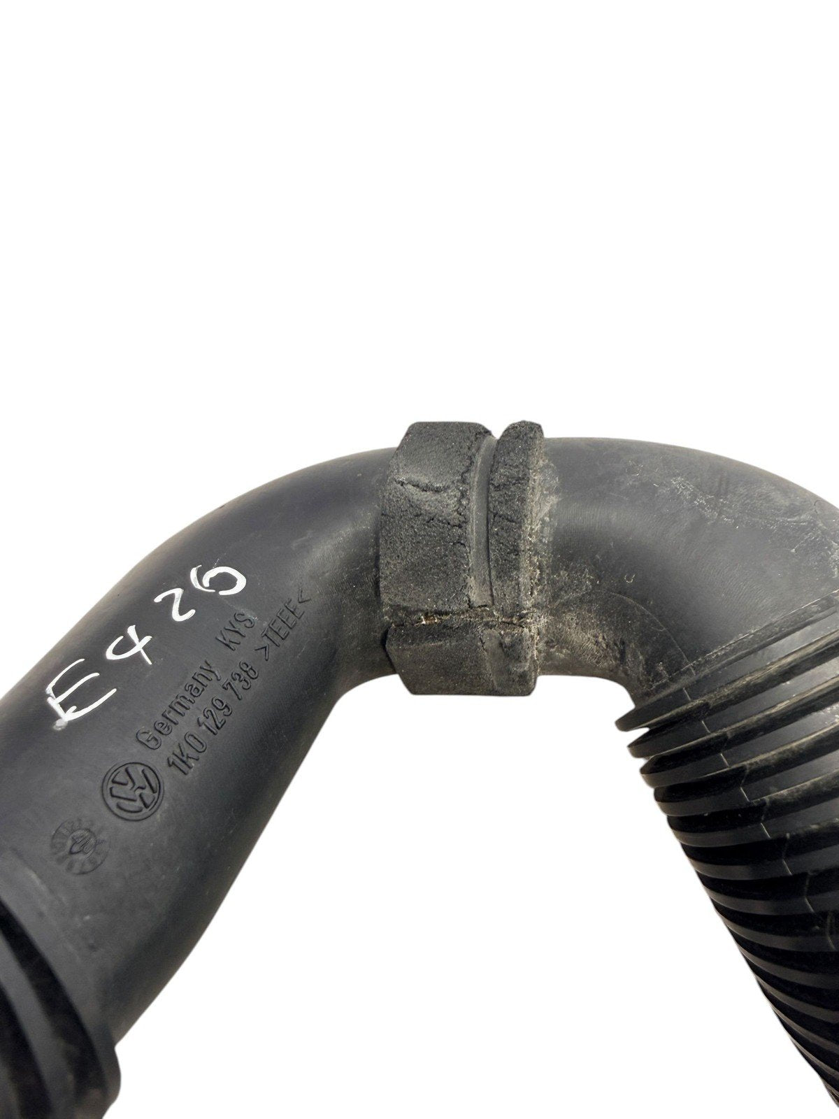 2008 VW R32 VR6 3.2L CBRA Engine Air Intake Connector Hose Duct Pipe OEM