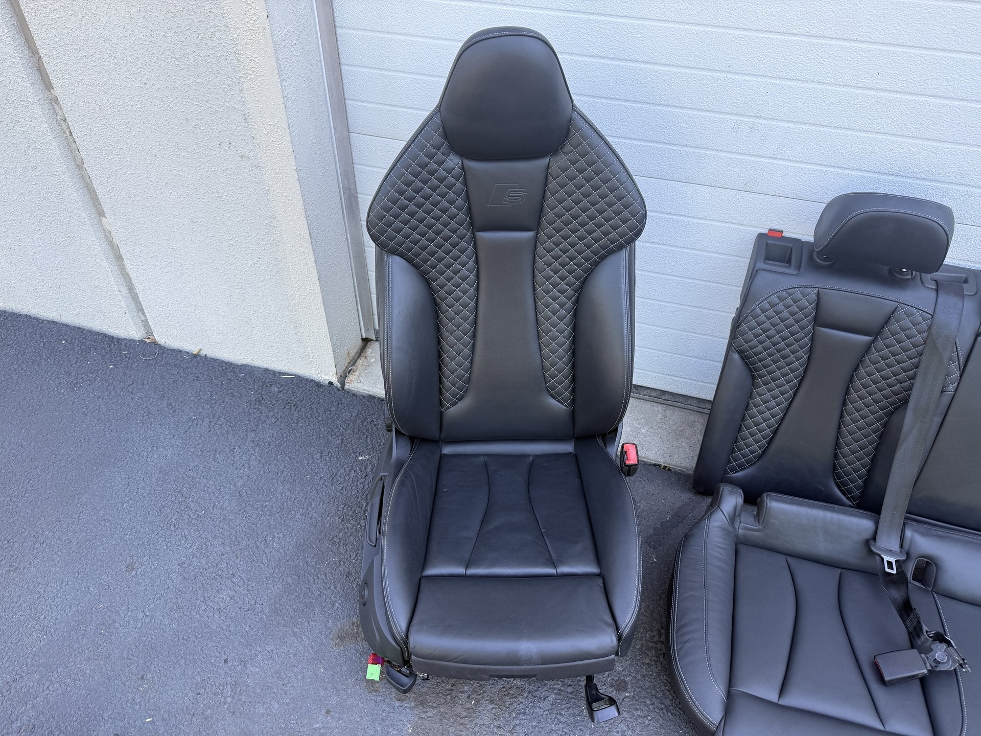 2017-2020 Audi S3 Front & Rear Seats - Airbag Deployed