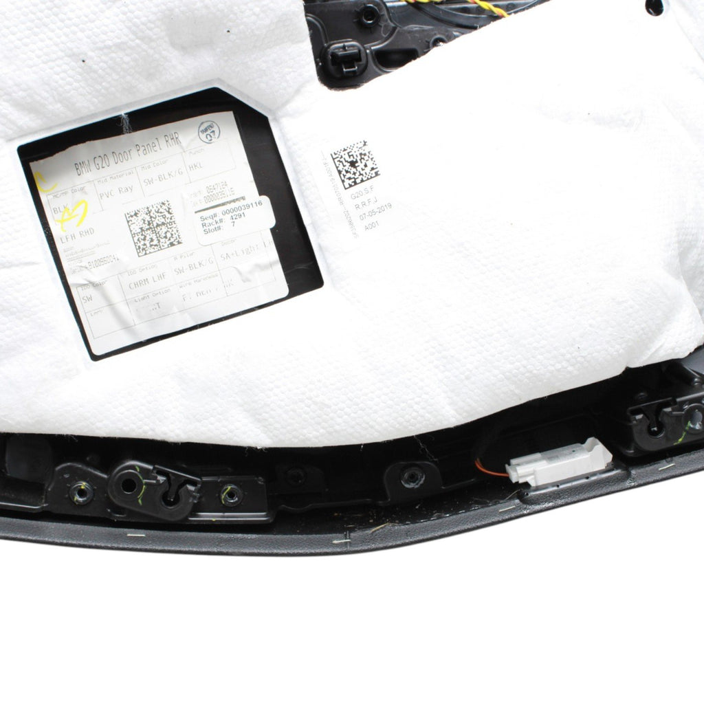 2019-2025 BMW M340I Rear Right Interior Door Trim Panel Black OEM