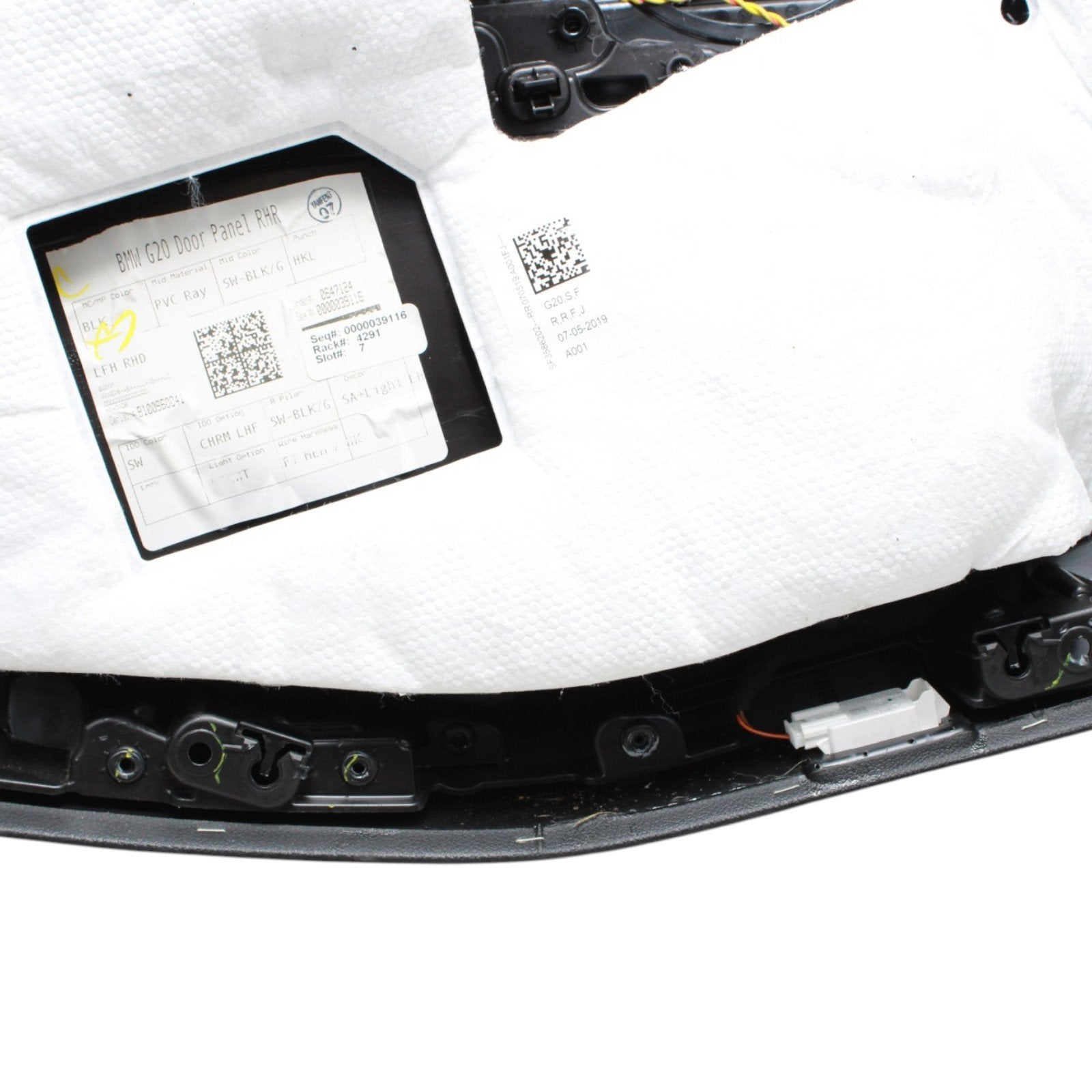 2019-2025 BMW M340I Rear Right Interior Door Trim Panel Black OEM