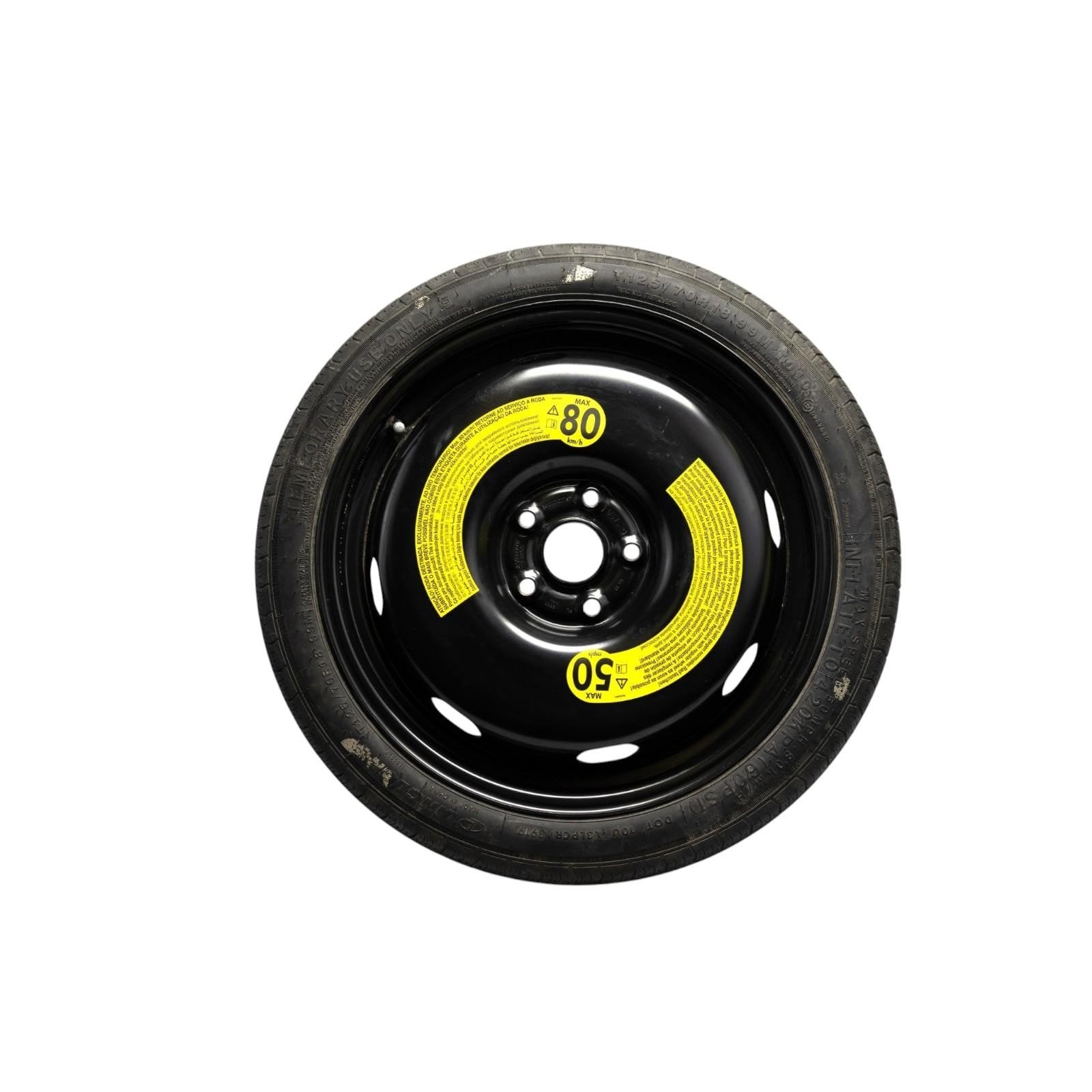 2015-2020 Audi A3 S3 VW GOLF R GTI Spare Tire Compact Donut Wheel T125/70R18 OEM