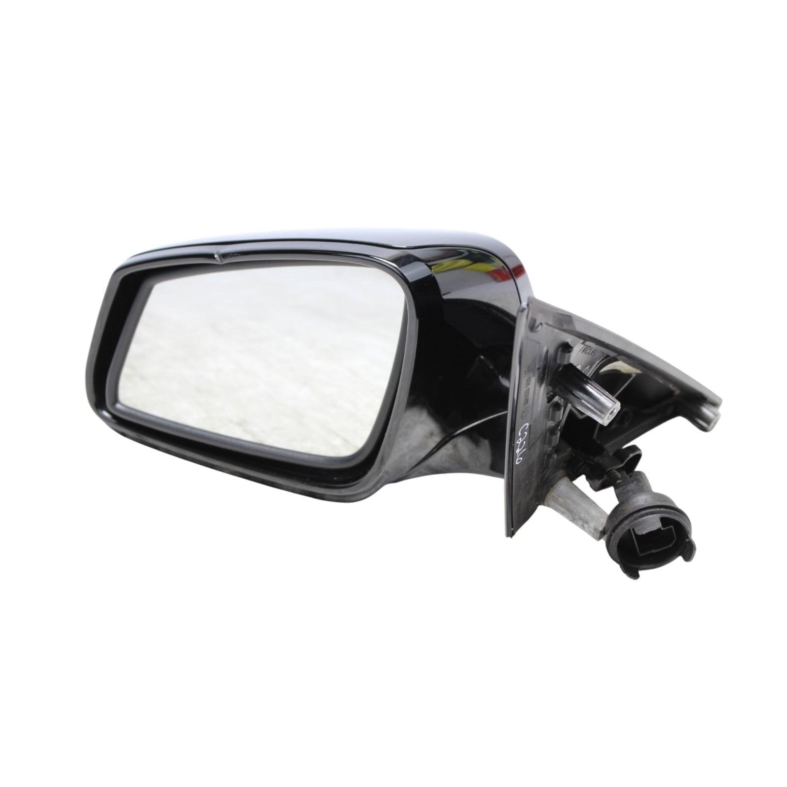 2011-2012 BMW 528i 535i 550i Left Door Mirror Black OEM *light scratches*