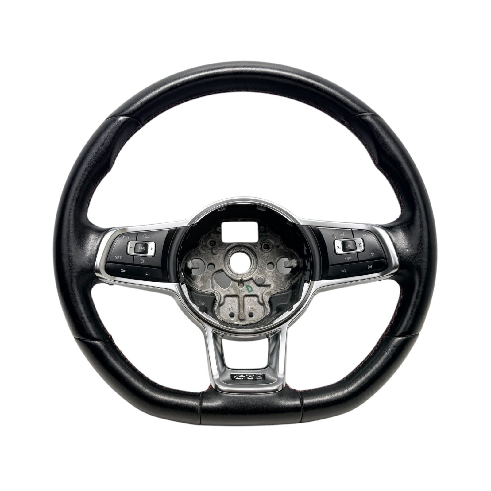 2018-2021 MK7 VW GTI Black Leather Steering Wheel Manual Trans MK7.5 Genuine